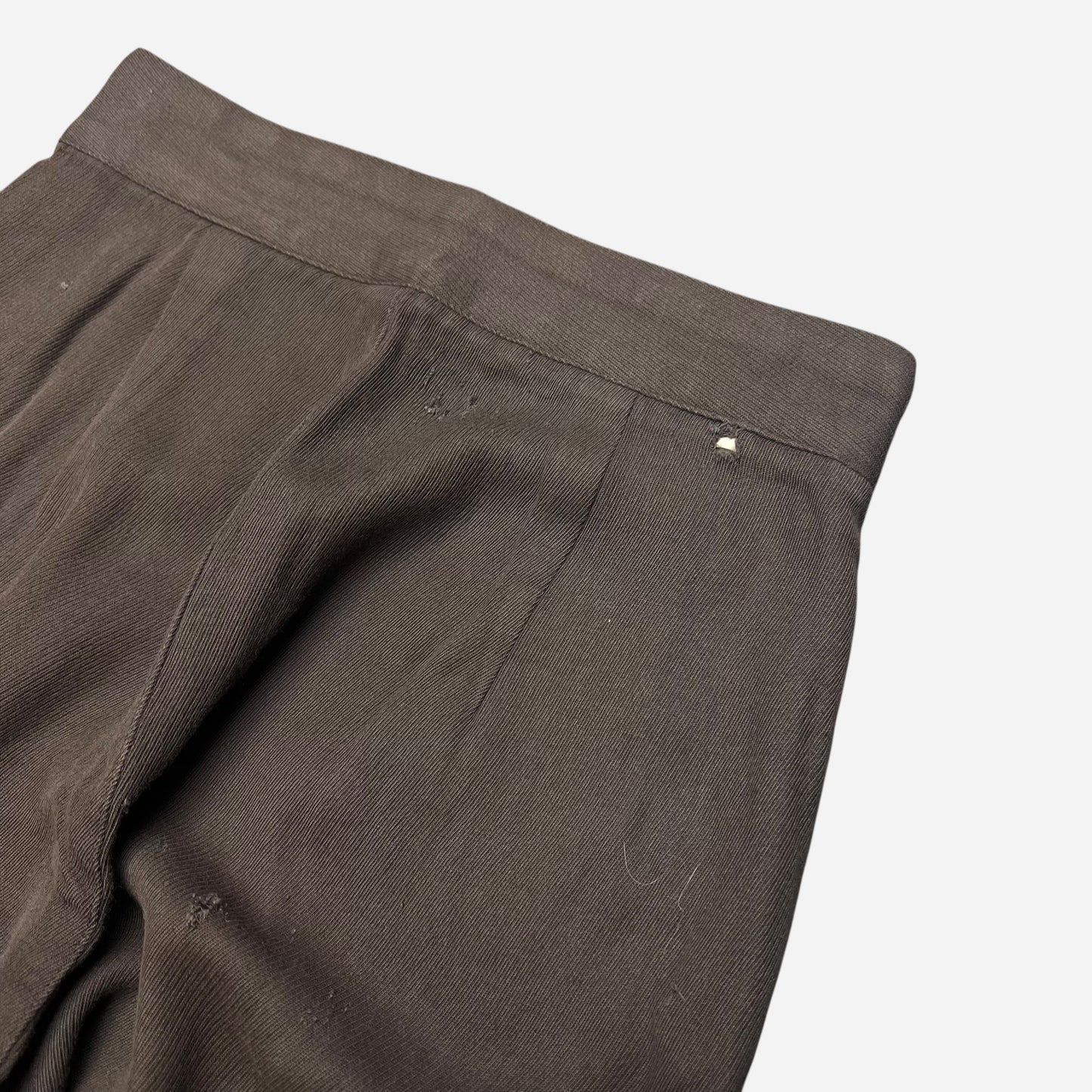 1940s WWII US Army women’s cotton/rayon brown side button uniform pants (25w)