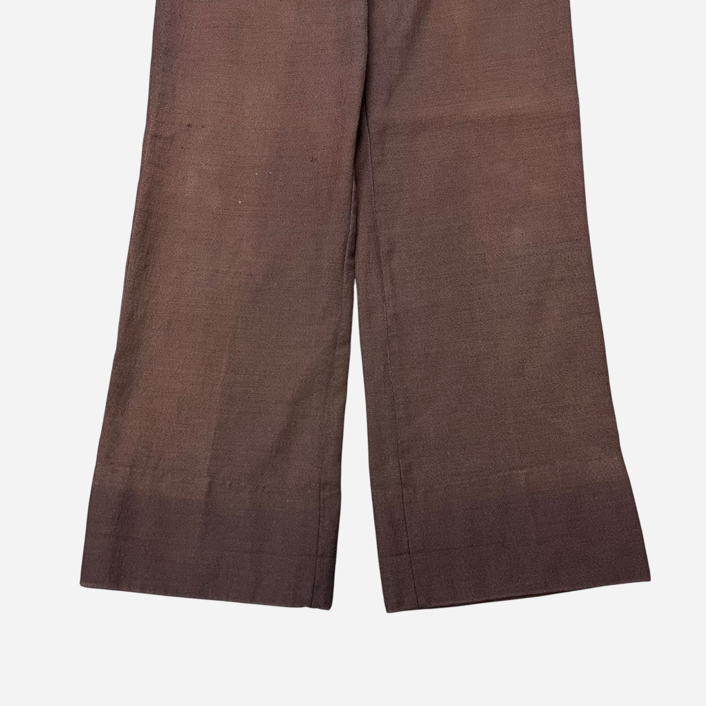 1930s Brown wool button fly pants (31w)
