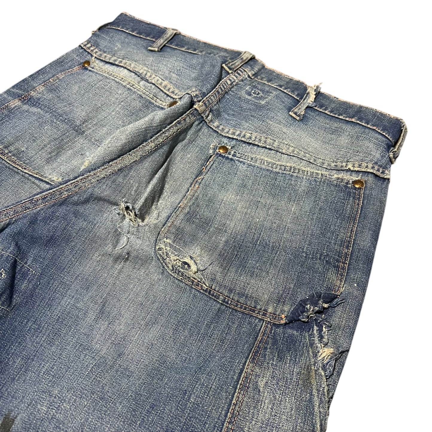 1950s Sanforized donut button fly jeans (31w)