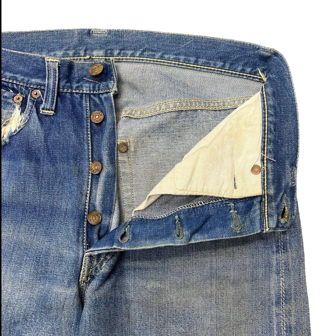 1950s Levi’s 503b cowboy jeans (30w)