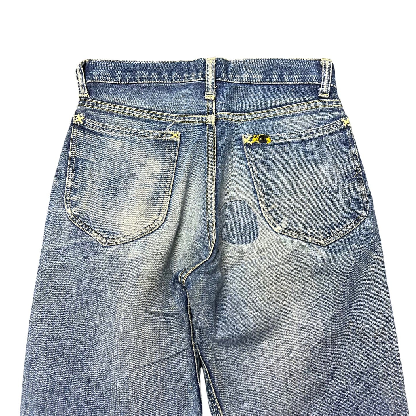 1950s Lee Riders center label half selvedge denim cowboy jeans (27w)