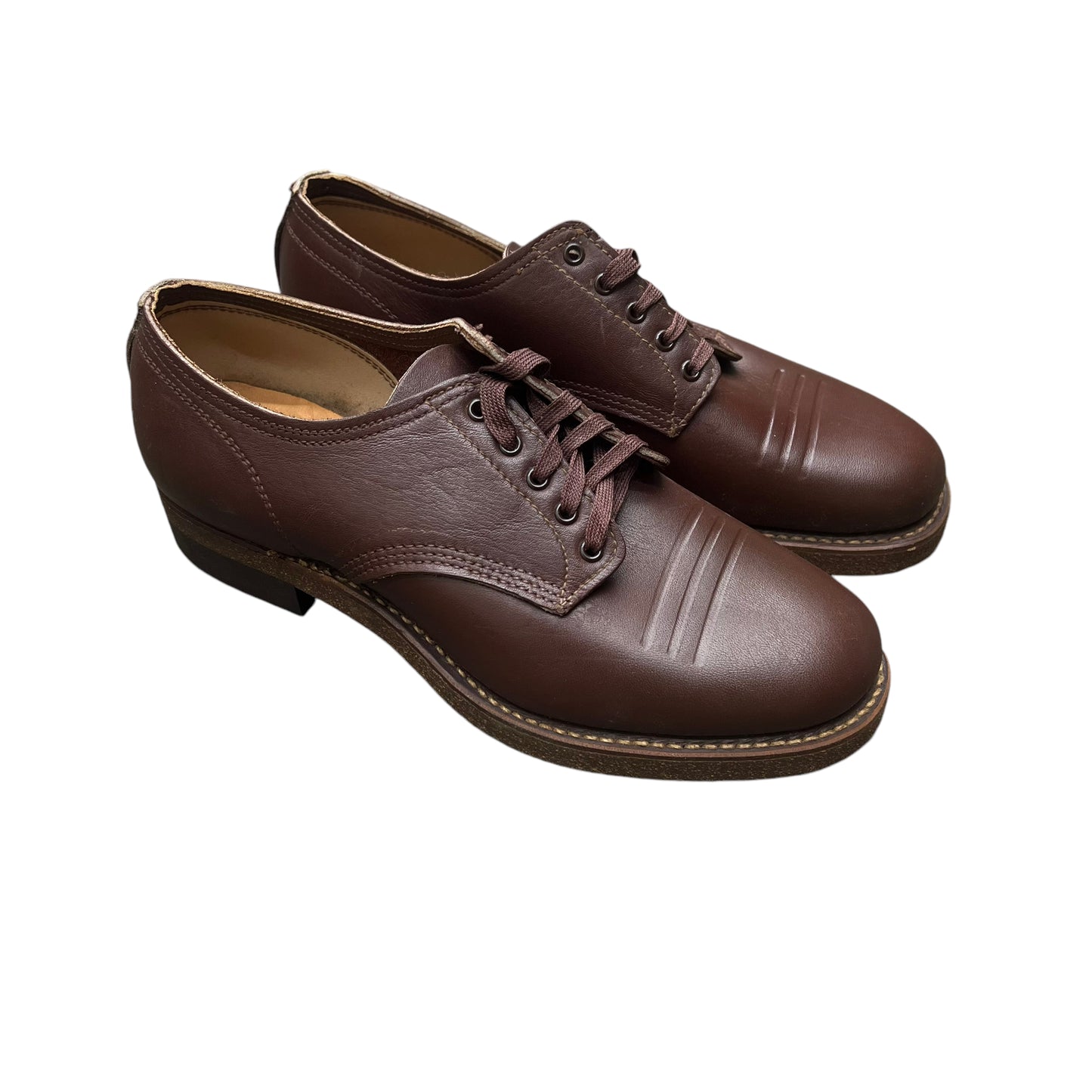 1950s NOS Lion Brand leather work shoes (Men’s 5, Women’s 6.5)