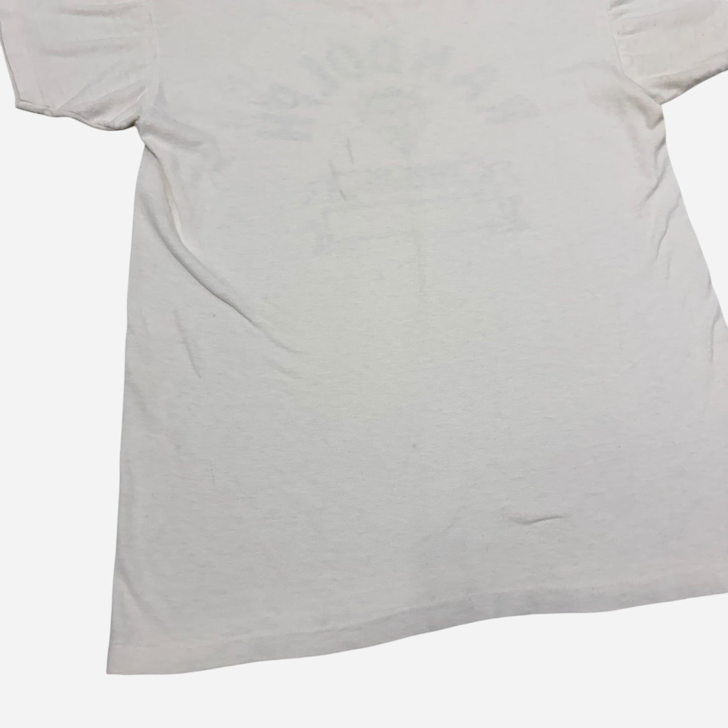 1950s Devil print black & white t shirt (M)