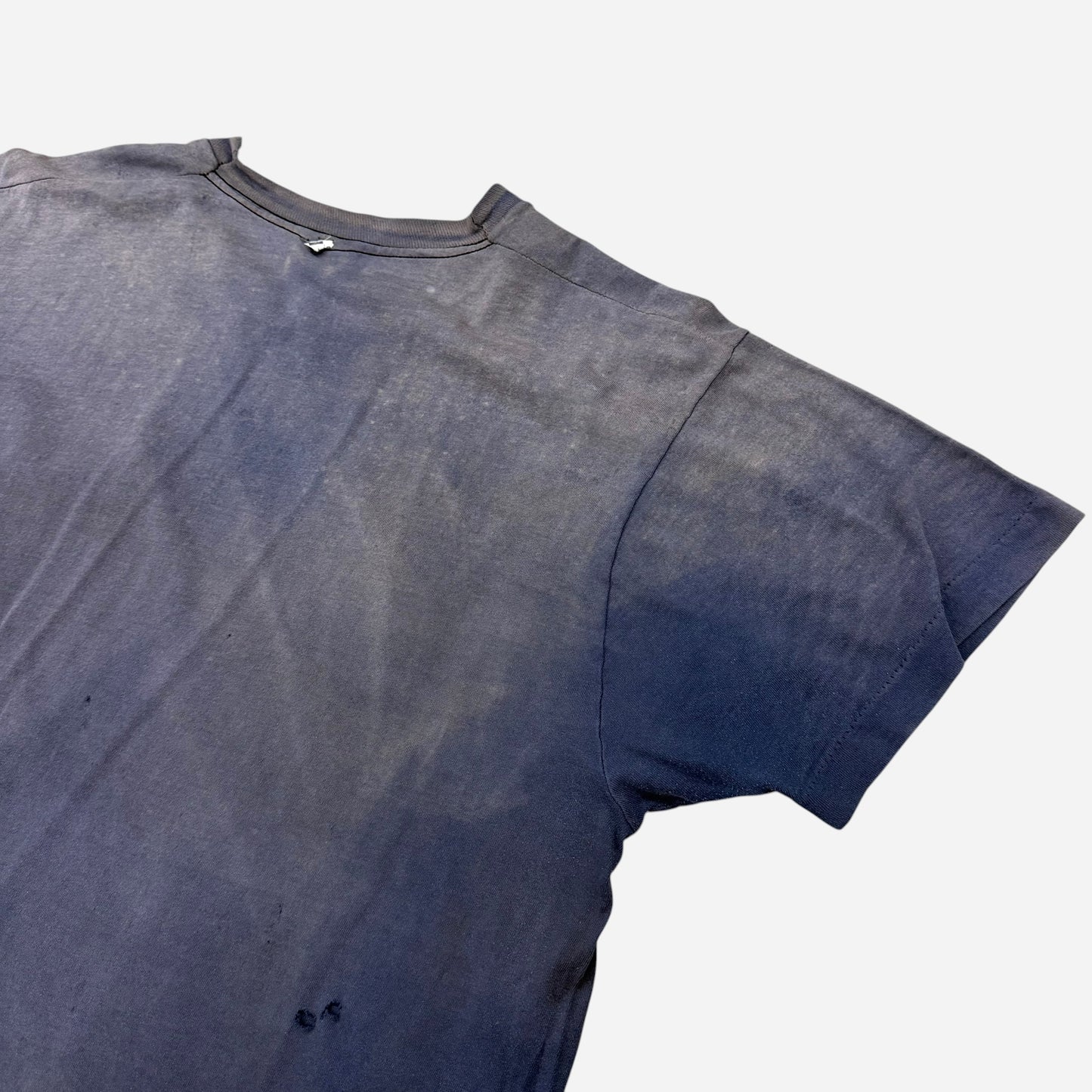 1980s Sun faded blue pocket t shirt (XL)