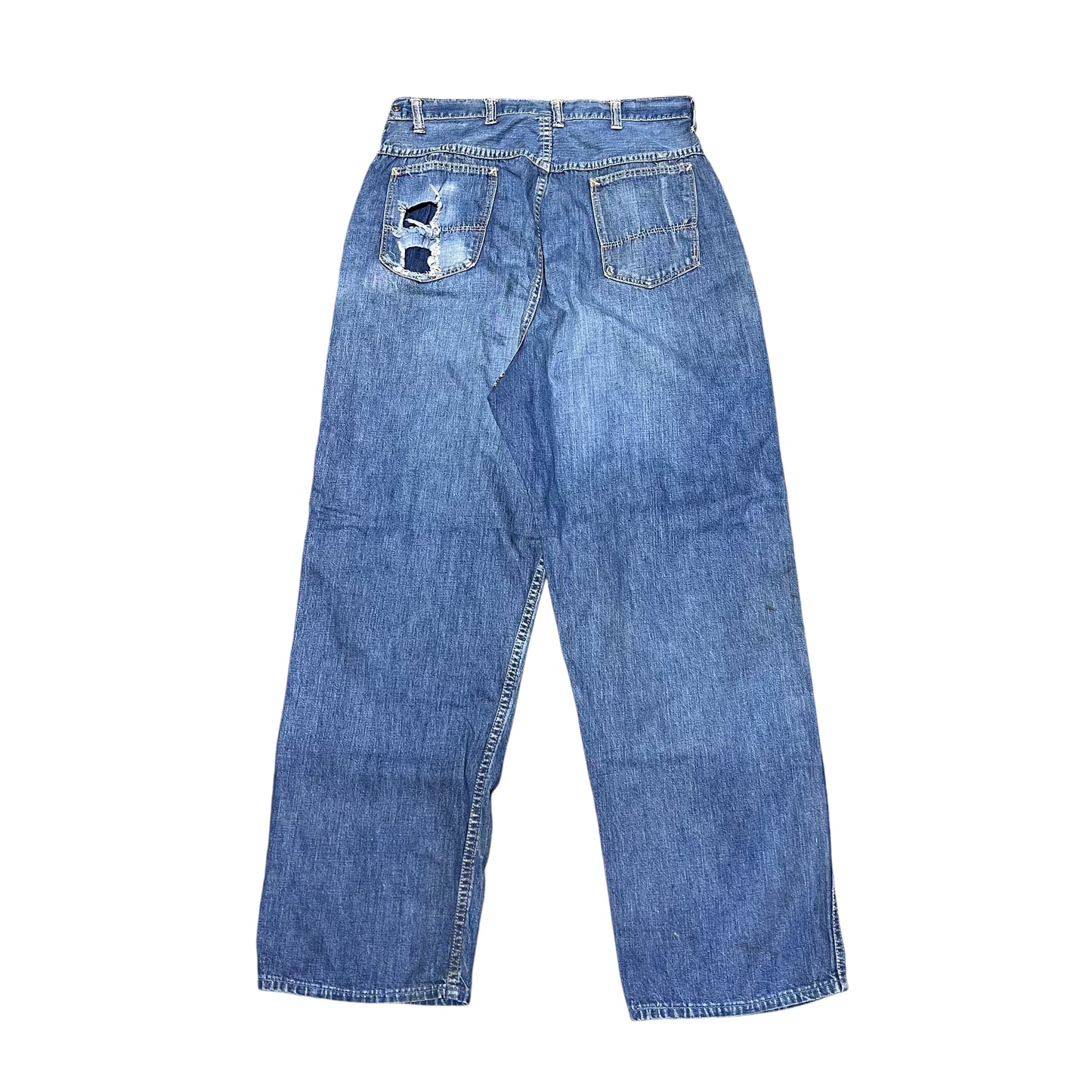 1950s Blue Bell Jeanie’s side zip denim (30w)