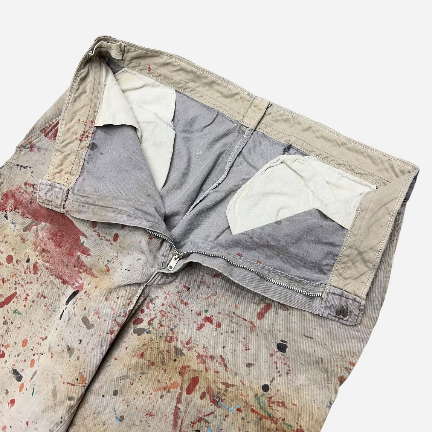 1950s Gray painter chino pants (33w)