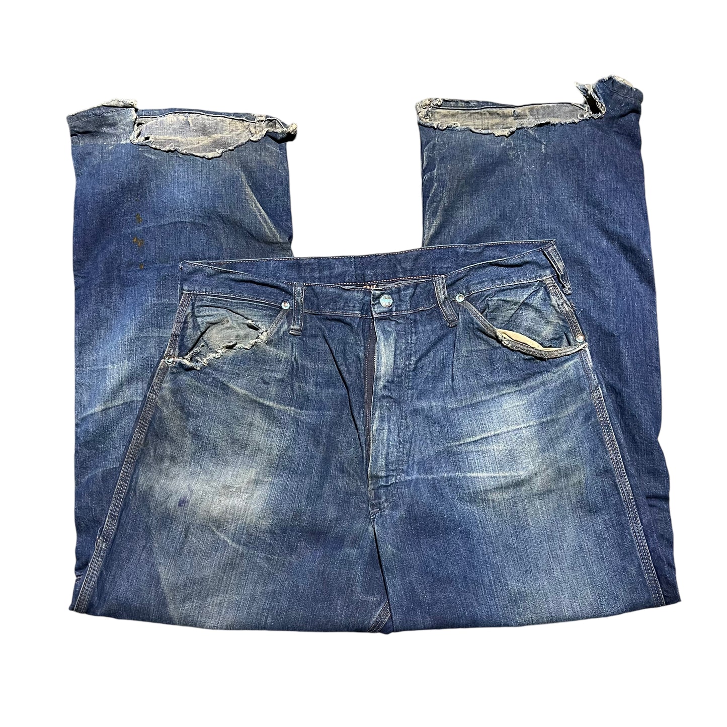 1950s Blue Bell dark wash denim jeans (34w)
