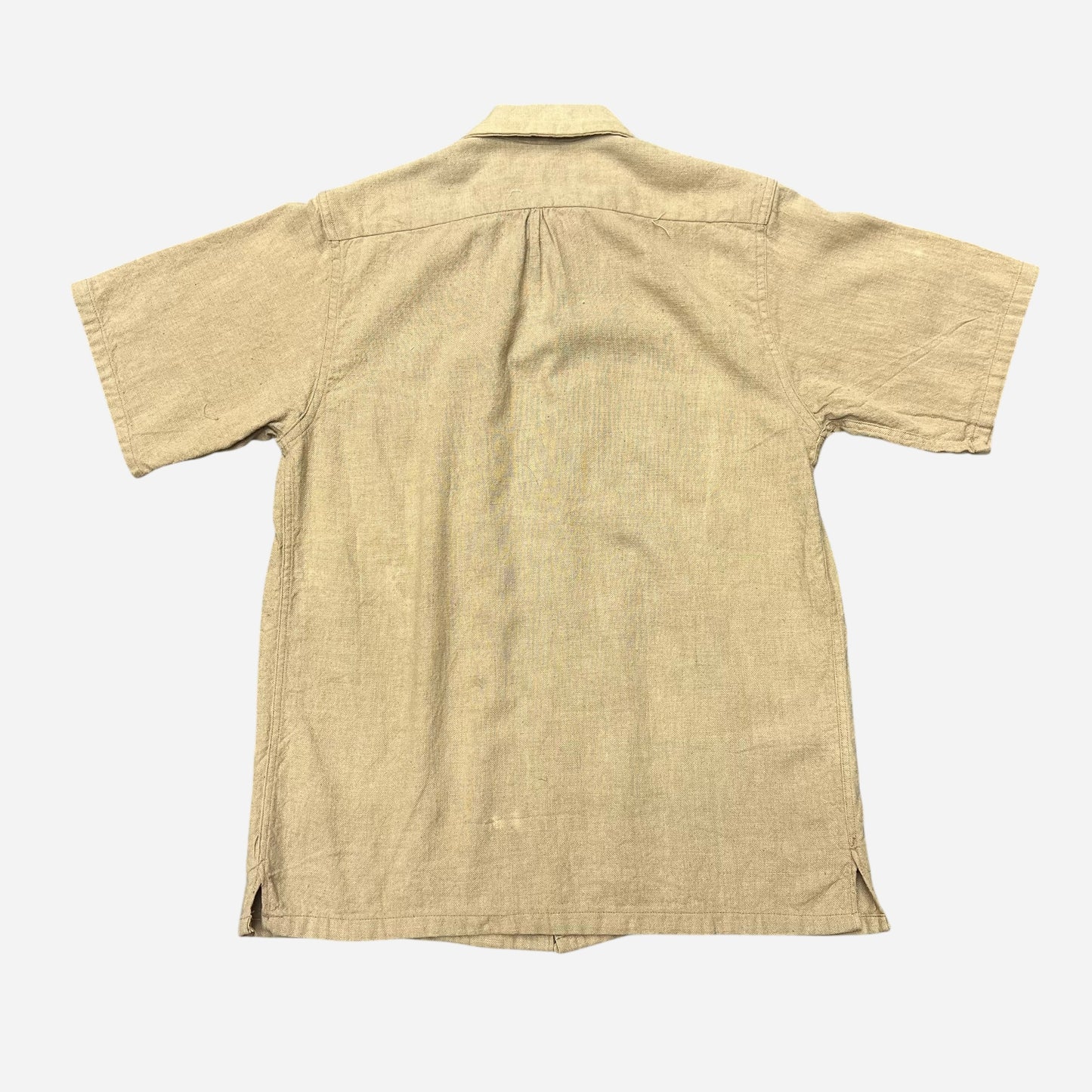 1930s 1940s NOS cotton dart collar shirt (S/M)