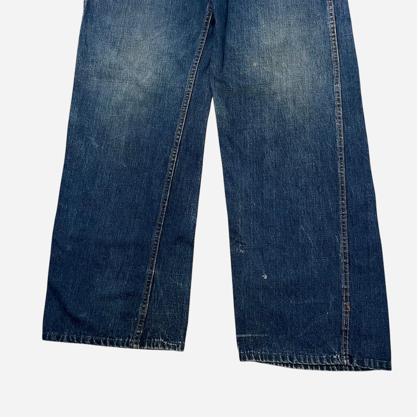 1940s Crotch rivet button fly jeans (32w)