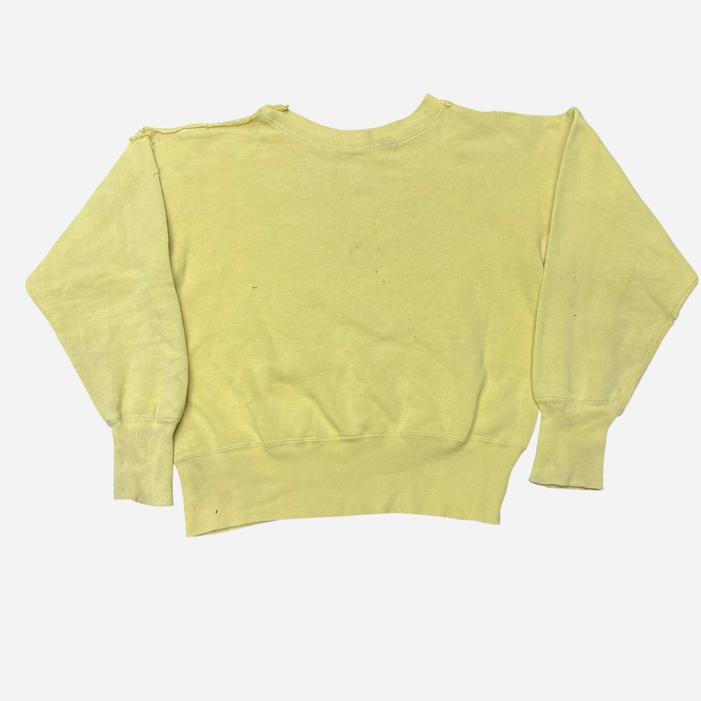 1950s Champion running man California collegiate yellow sweat (M)