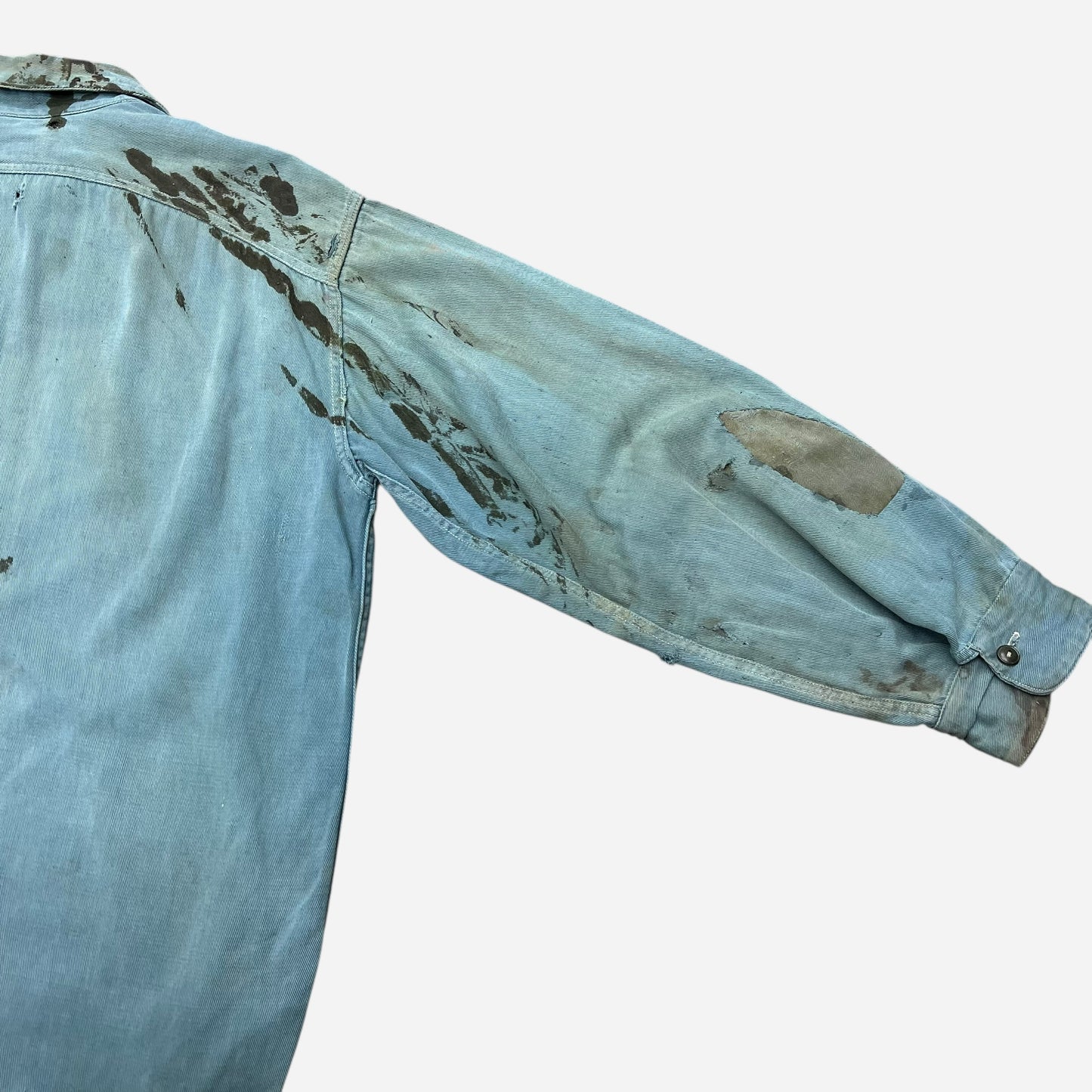 1940s Big Yank mountain cigarette pocket work shirt (L)