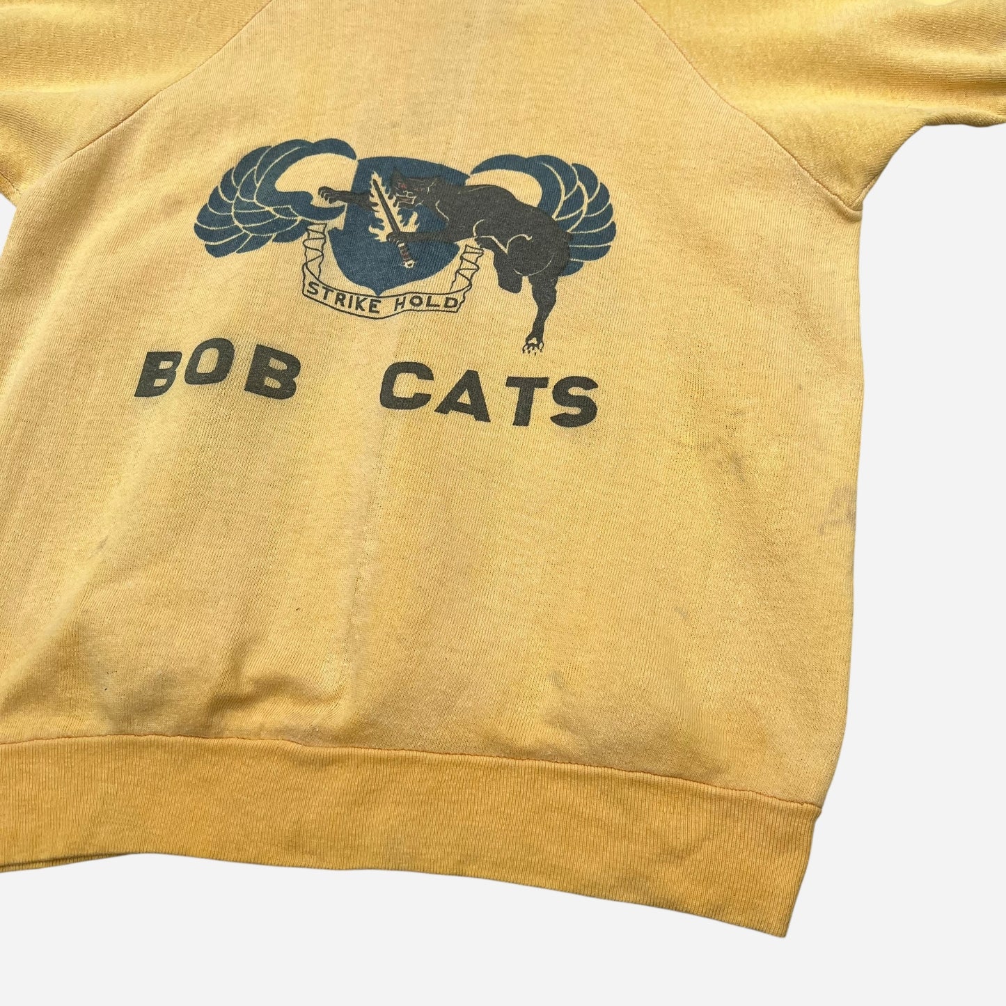 1950s Korean War Bob Cats 5th Infantry sweat (S/M)