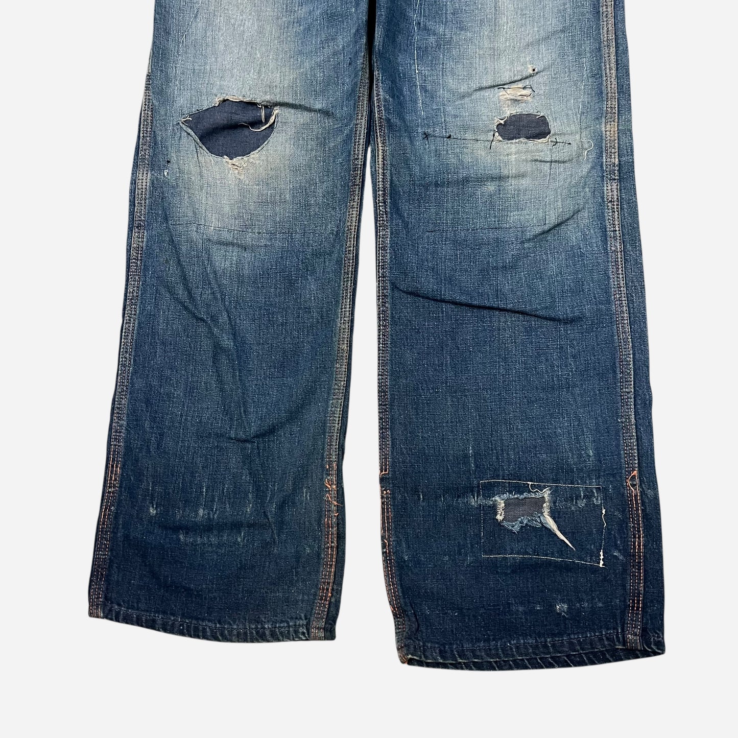 1950s Repaired jeans (27w)