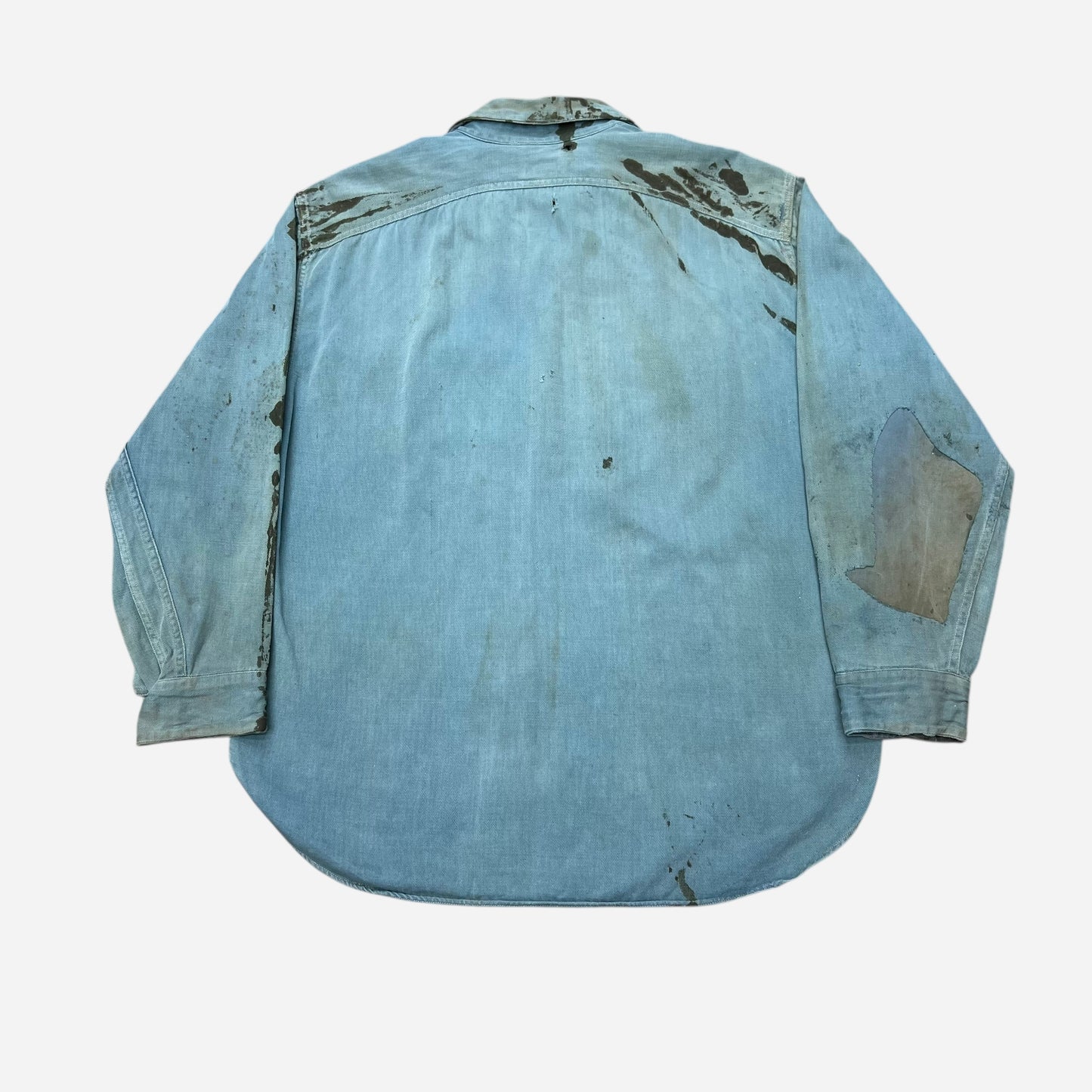 1940s Big Yank mountain cigarette pocket work shirt (L)