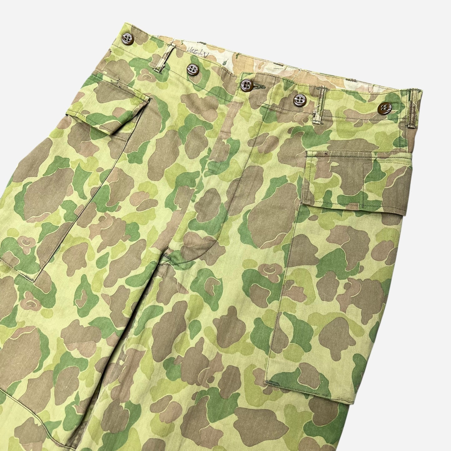 1940s WWII US Army frog skin hbt pants (34w)