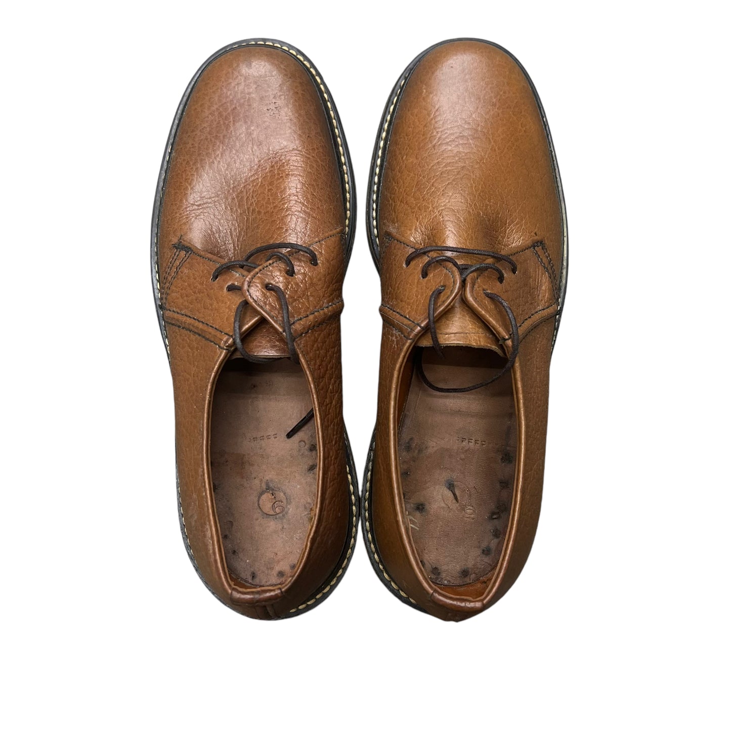 1940s NOS Bob Smart orange crocodile leather shoes (Men’s 6, Women’s 7.5)