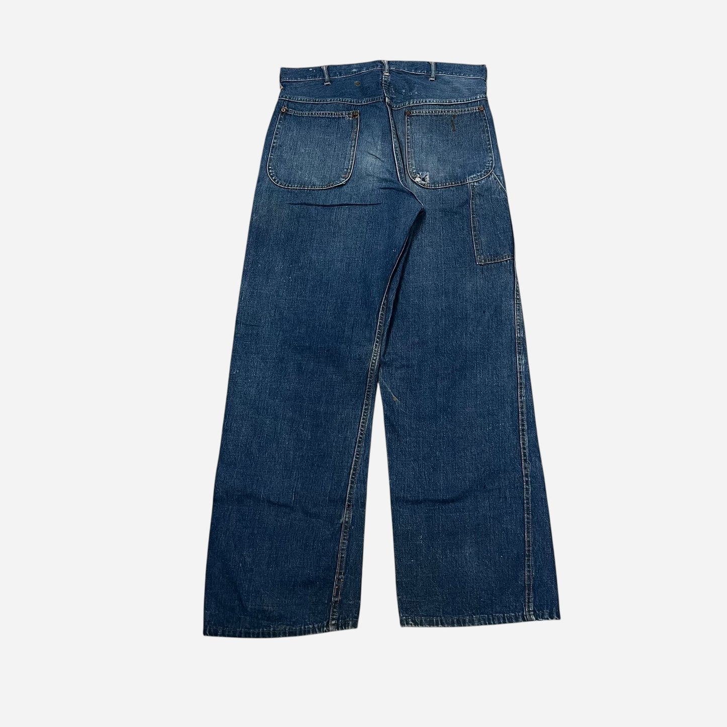 1940s Crotch rivet button fly jeans (32w)