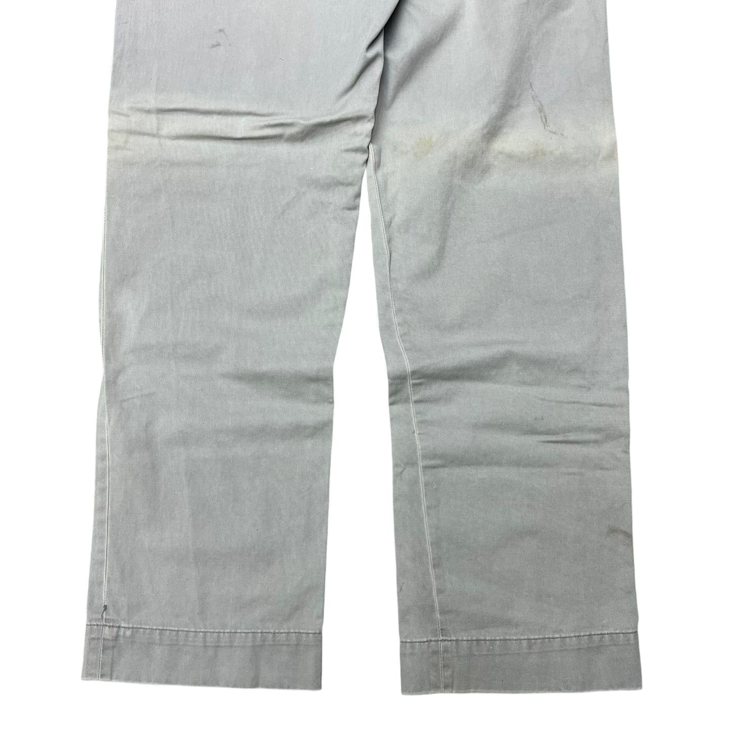 1950s Sail cloth grey chino work pants (30w)