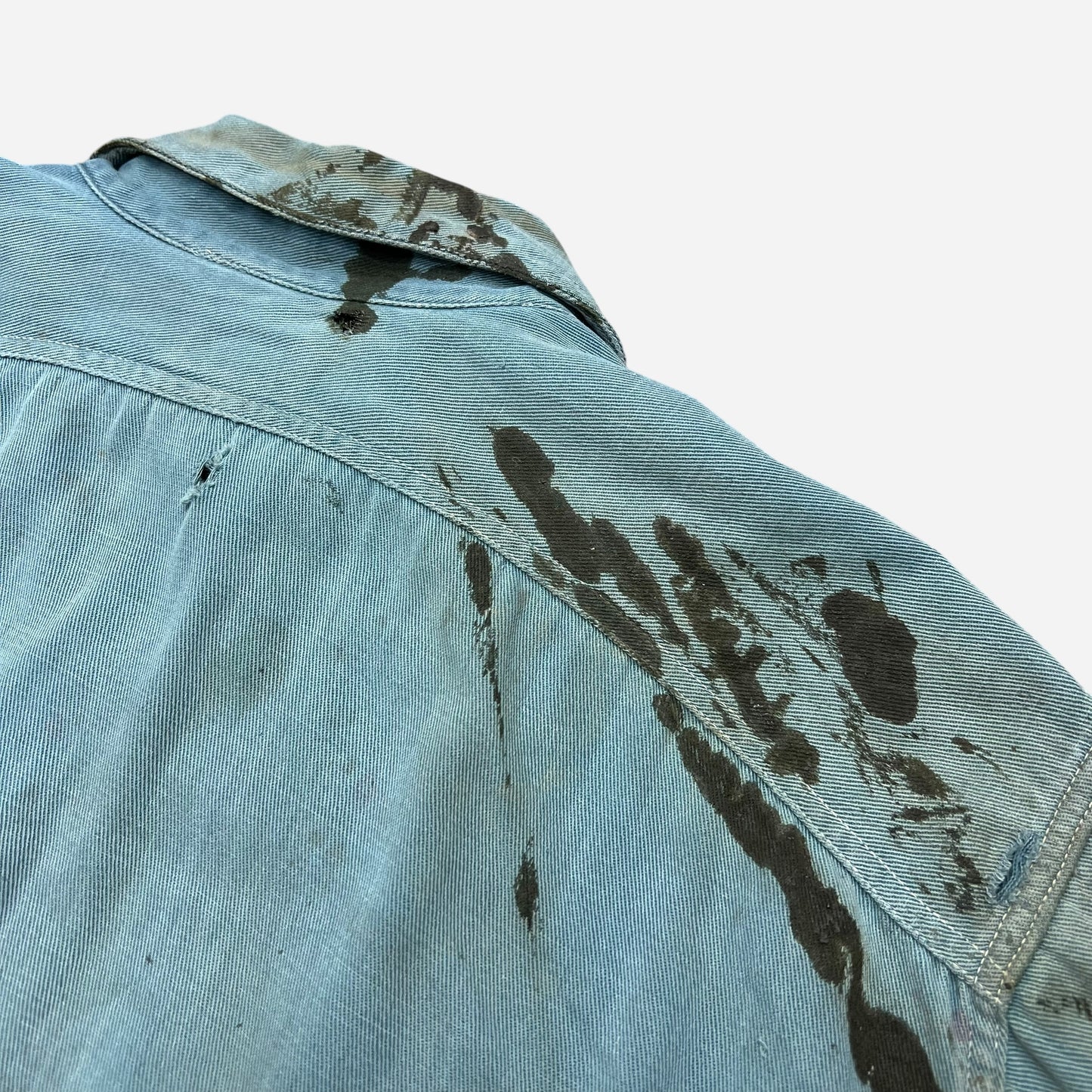 1940s Big Yank mountain cigarette pocket work shirt (L)