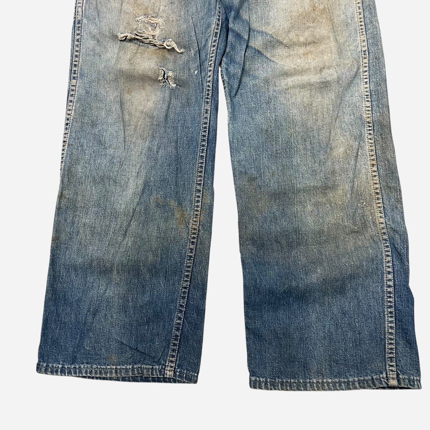 1950s Sanforized distressed jeans (32w)