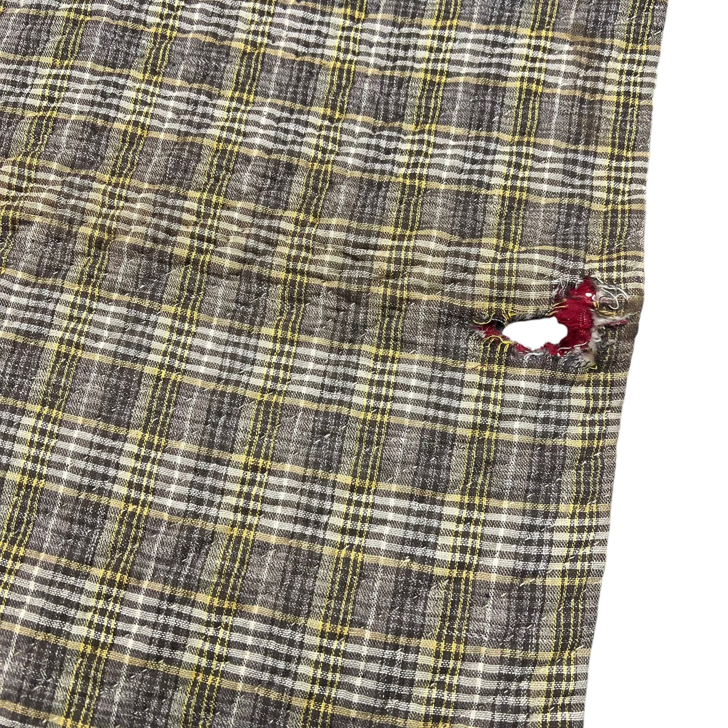 1910s-1930s Square patch quilt (73”x66”)