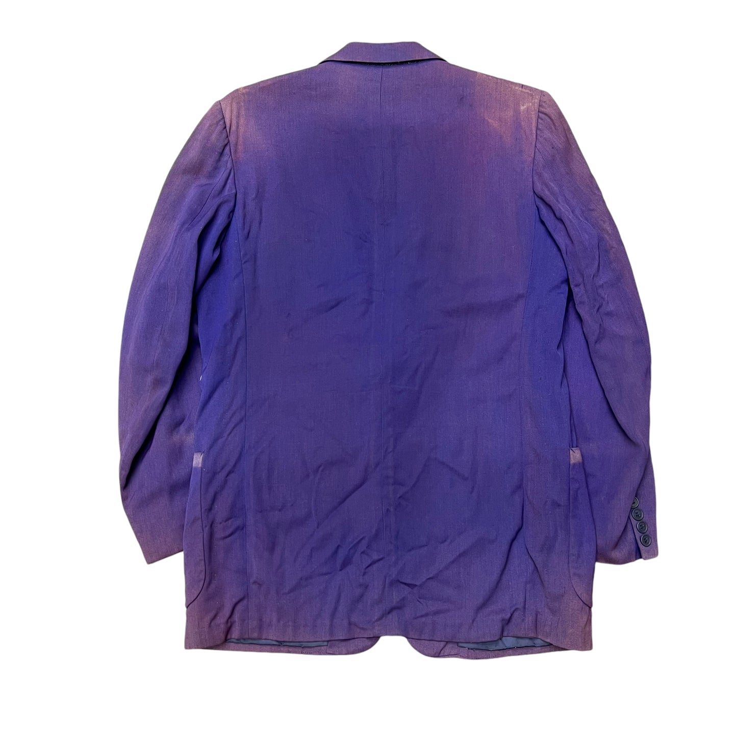 1950s Faded purple rayon two piece suit (S/M)