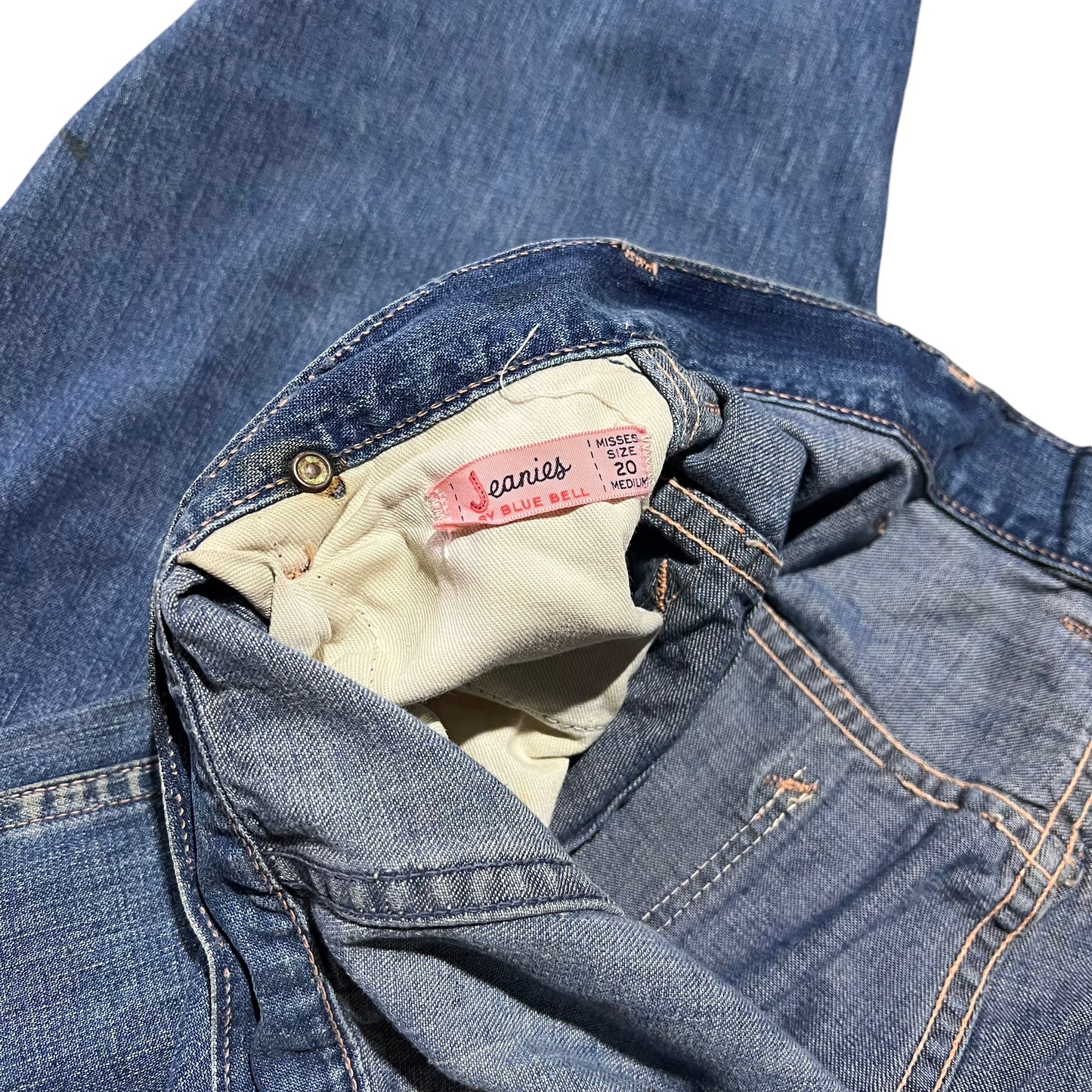 1950s Blue Bell Jeanie’s side zip denim (30w)