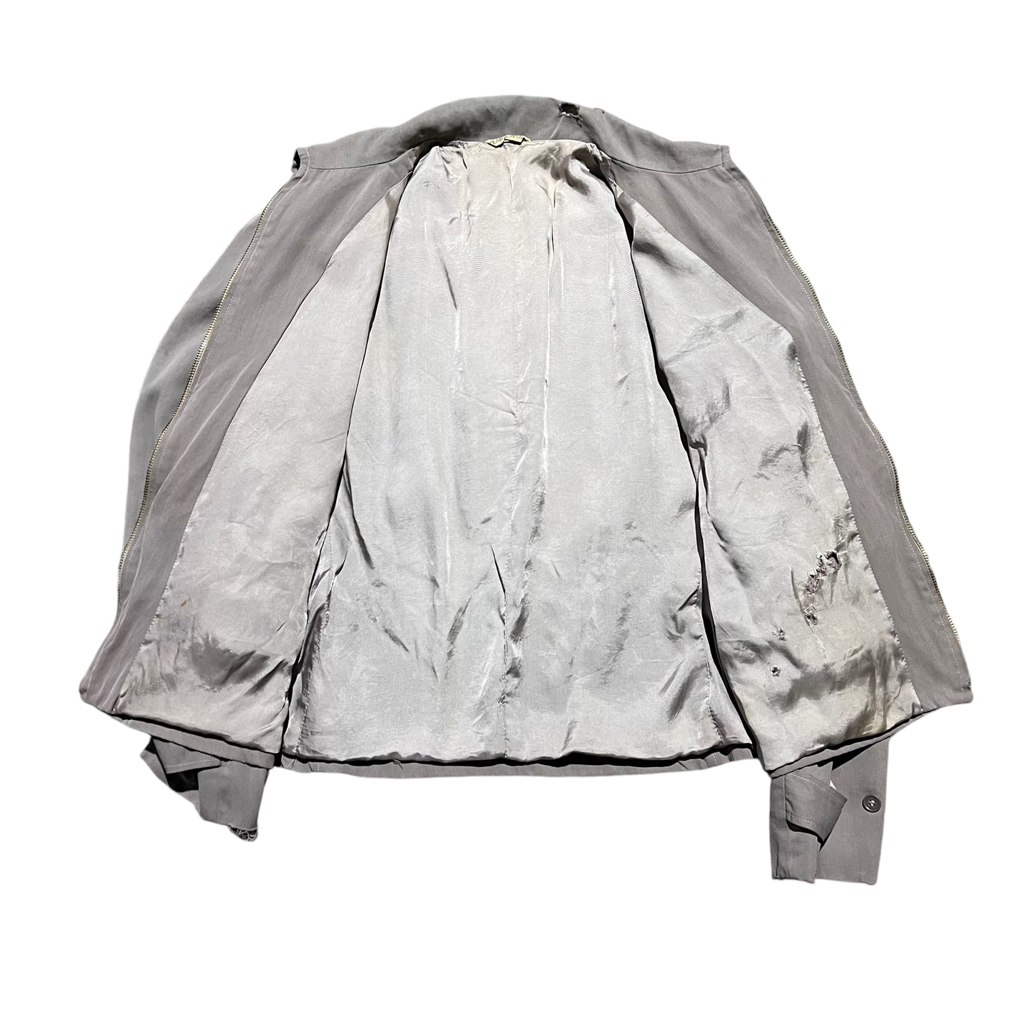 1940s Gabardine belt back jacket (M)
