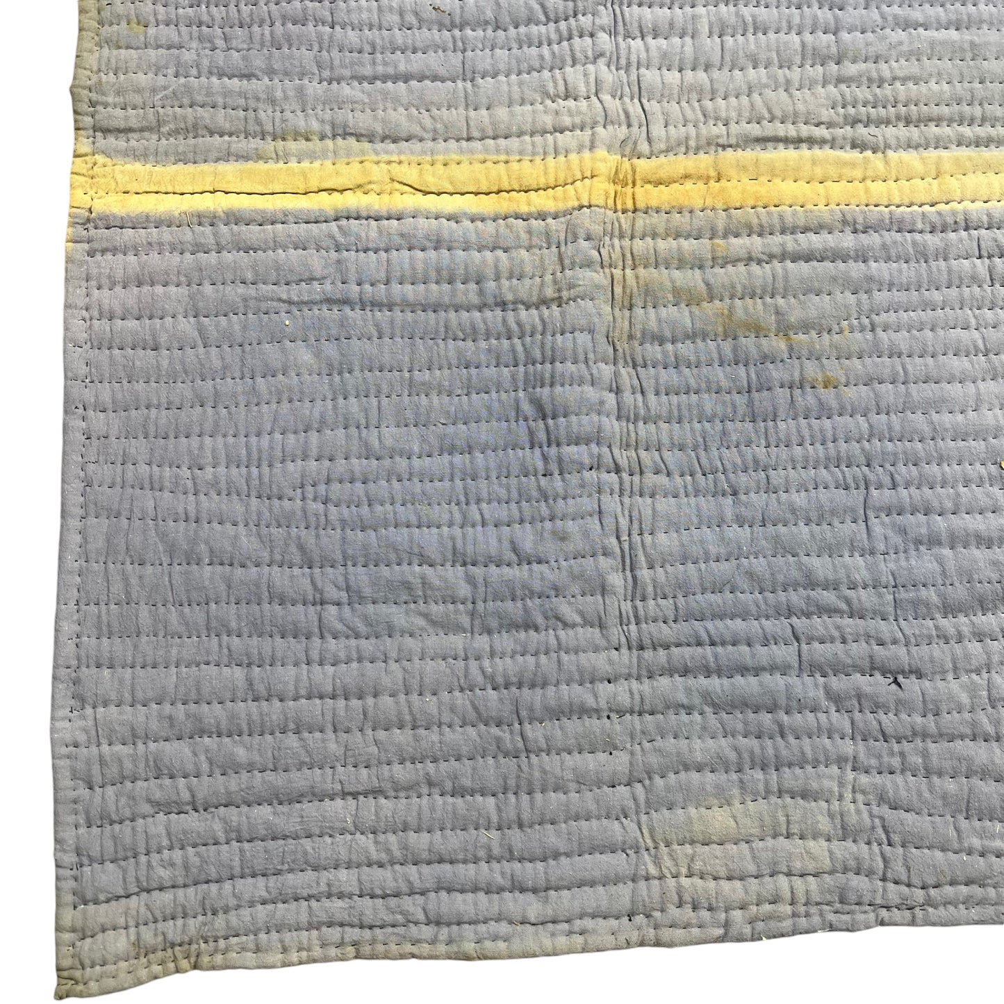 1920s-1930s Faded red & blue quilt (84”x72”)