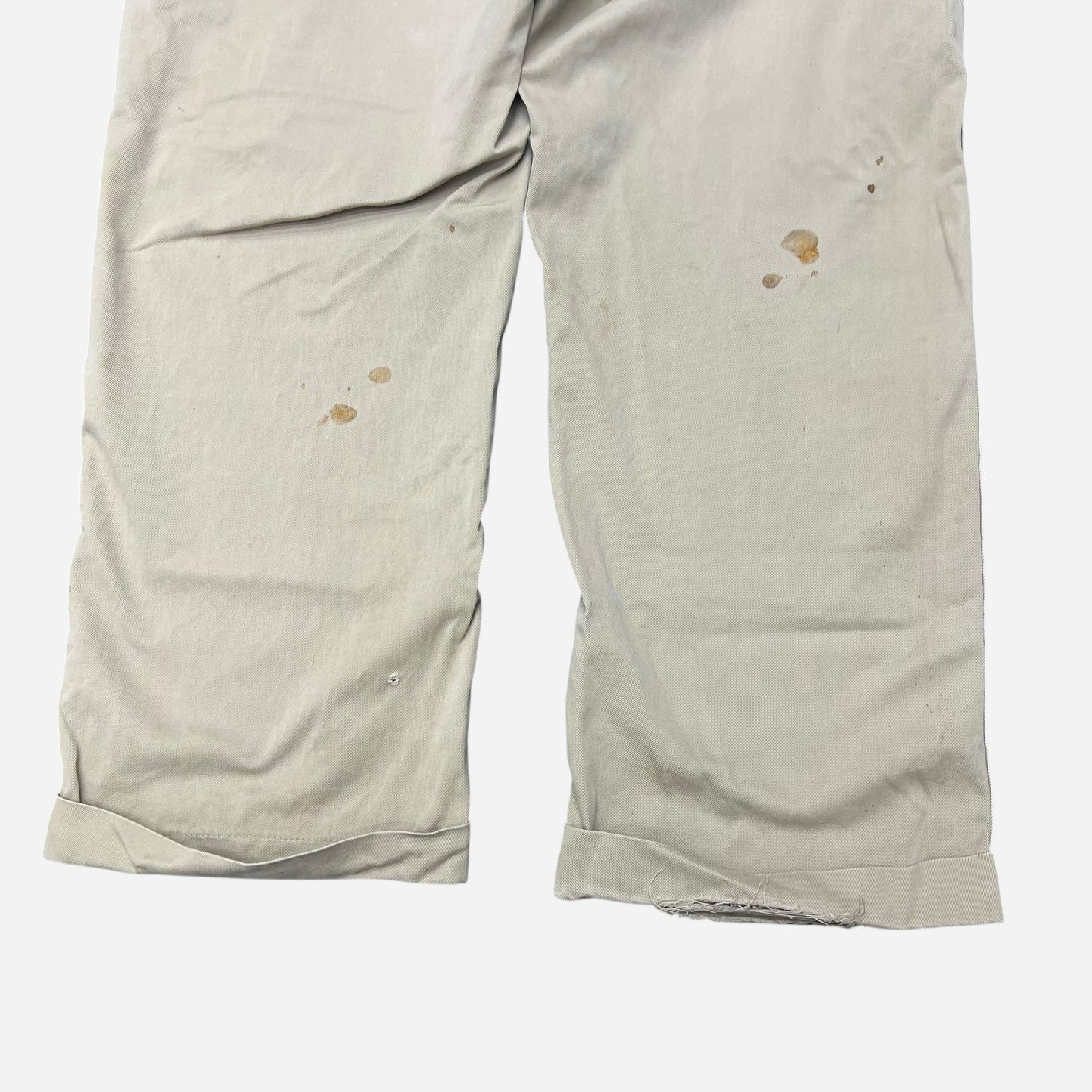 1950s Button fly khaki chino work pants (36w)