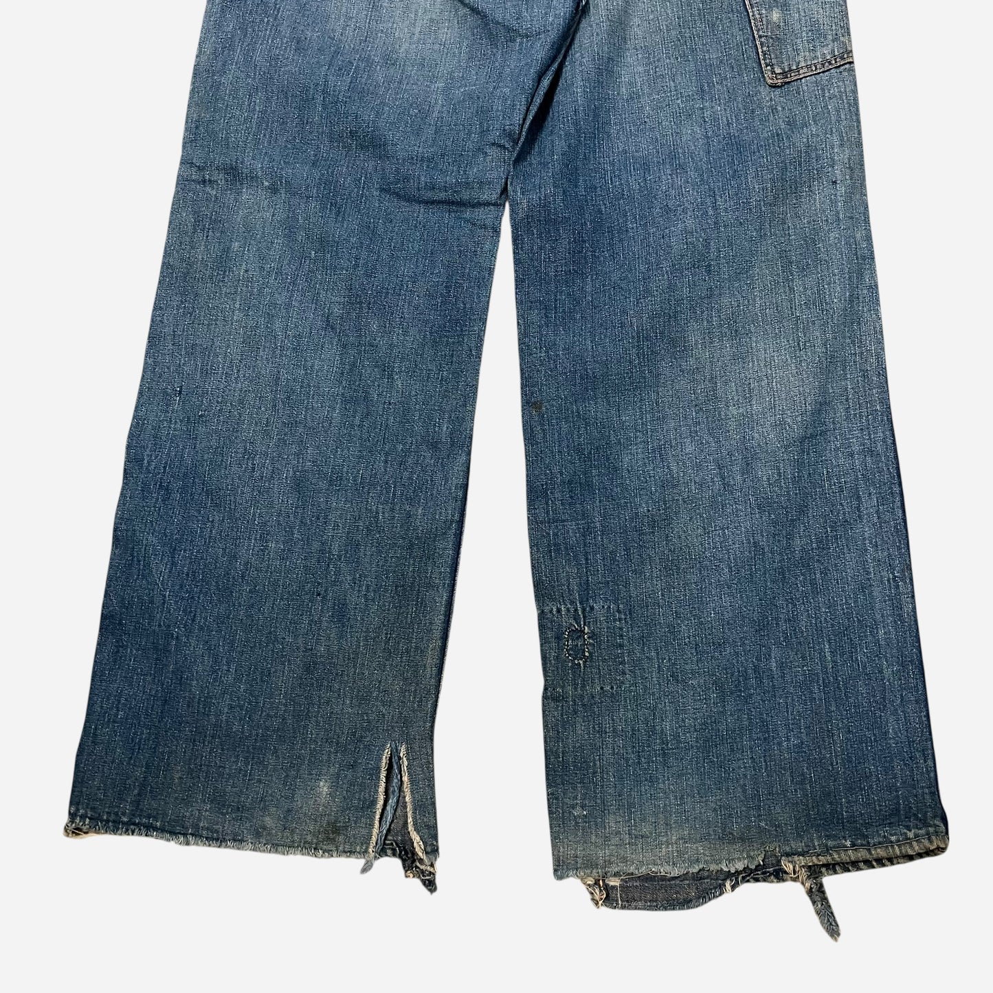 1940s Donut button fly repaired jeans (30w)