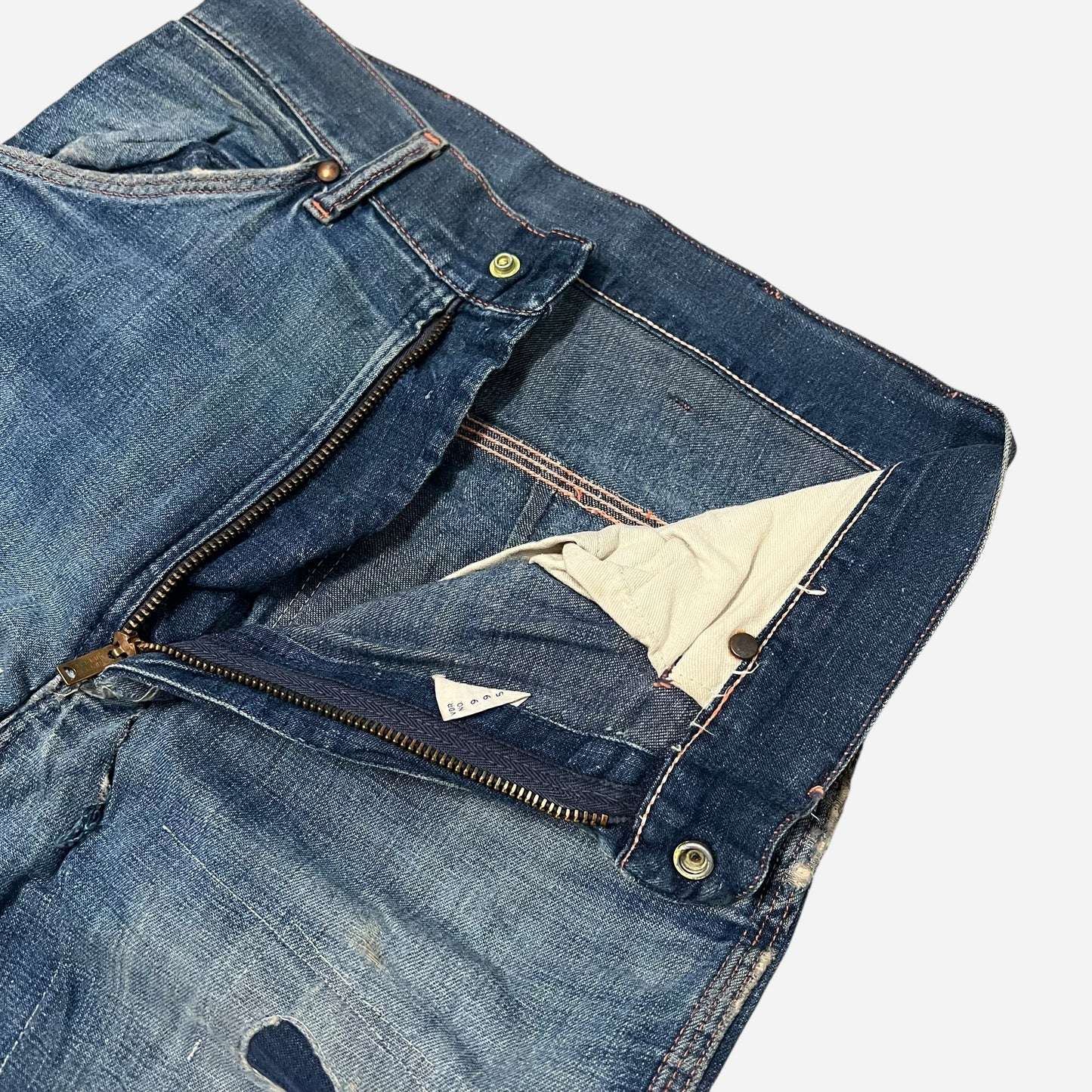 1950s Repaired jeans (27w)