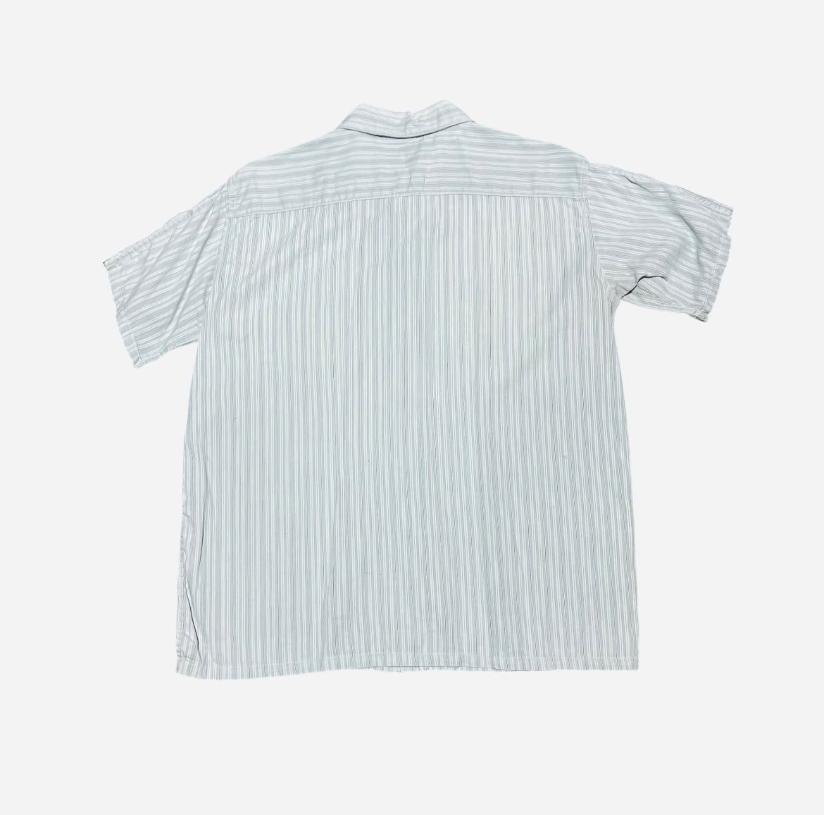 1940s Brooks Lane light blue striped cotton shirt (M/L)