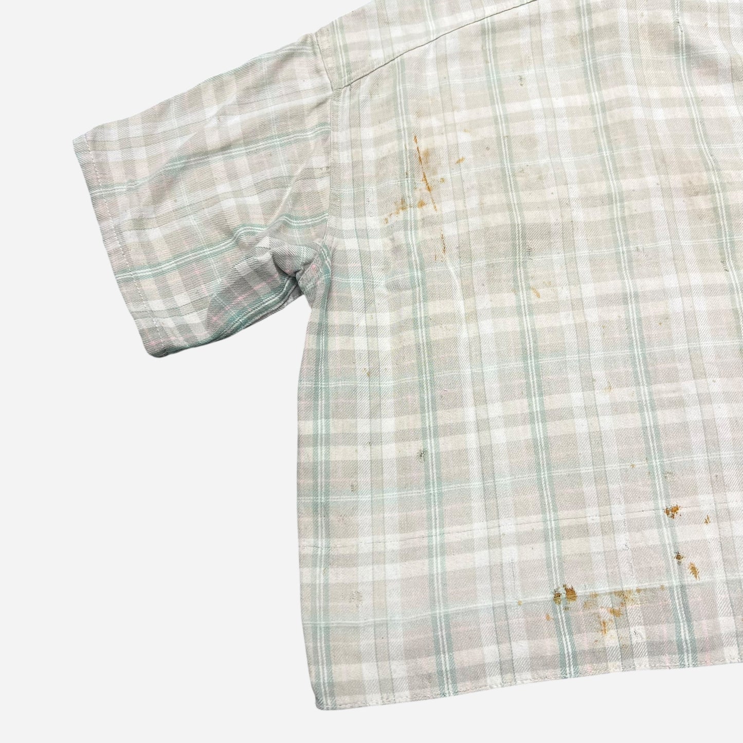 1940s Big Yank plaid cotton flannel (L)