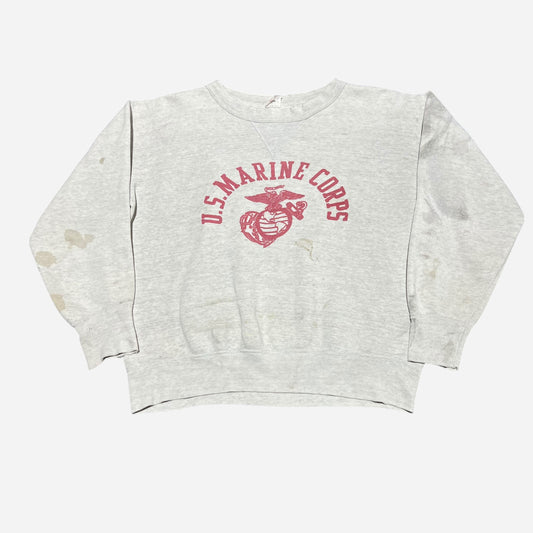 1960s Gray USMC stenciled single v sweatshirt (M/L)
