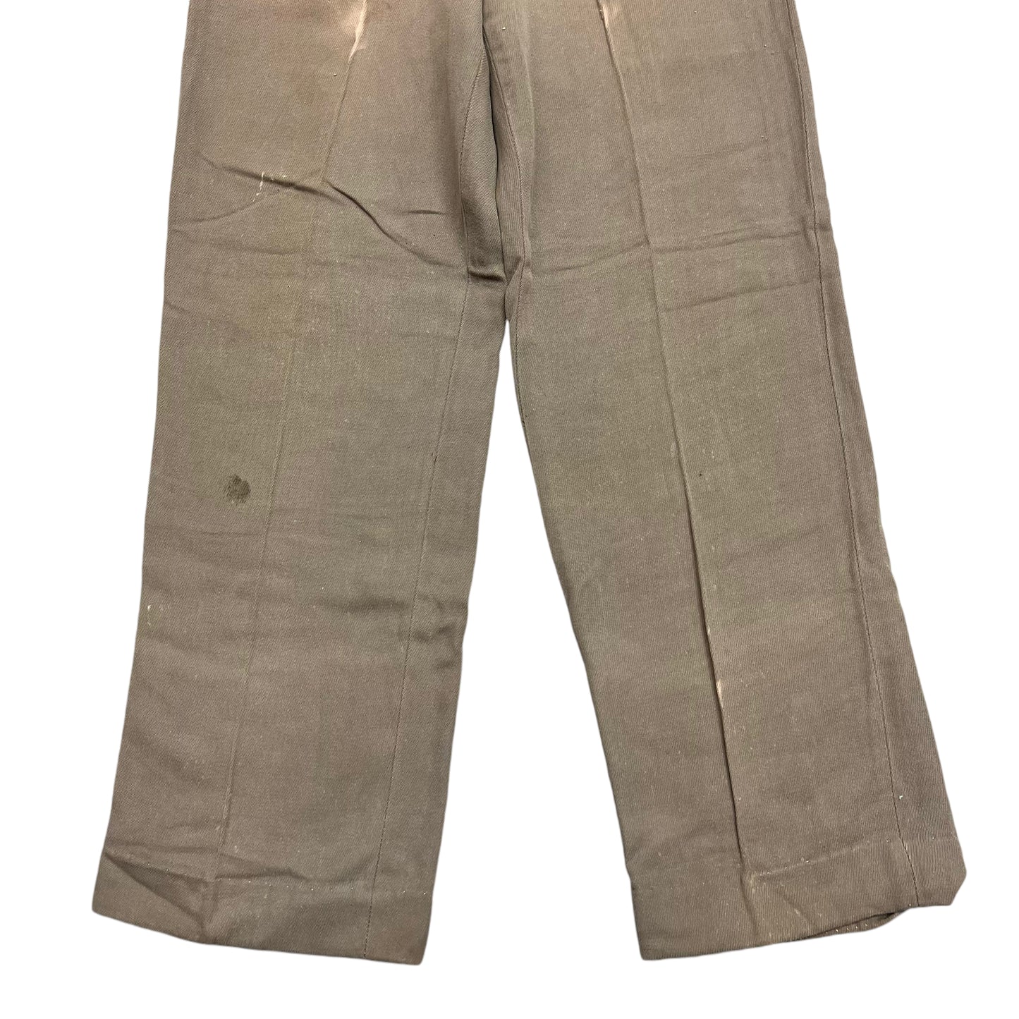 1950s Brown whipcord western pearl snap pants (29w)