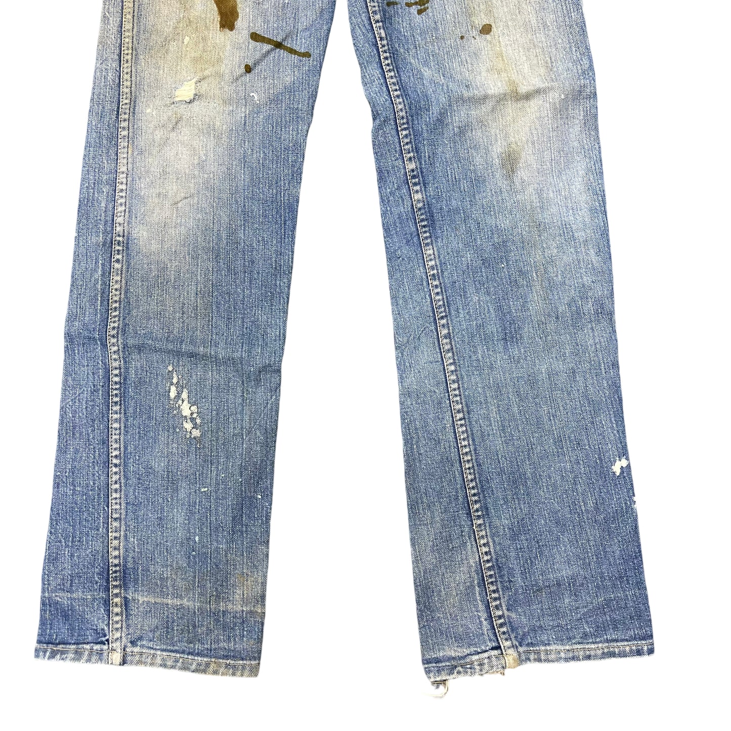 1950s Wrangler Blue Bell distressed cowboy denim jeans (30w)