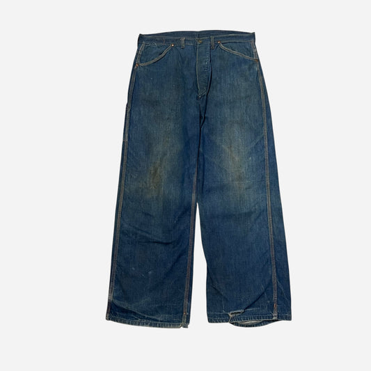 1940s Big Mac donut button fly dark wash jeans (34w)