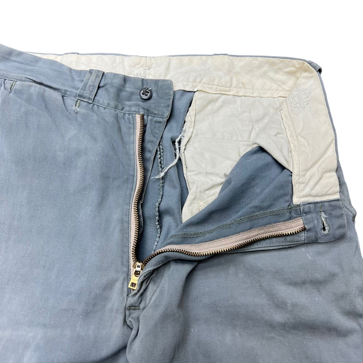 1950s Blue Big Mac sail cloth cotton work pants (30w)