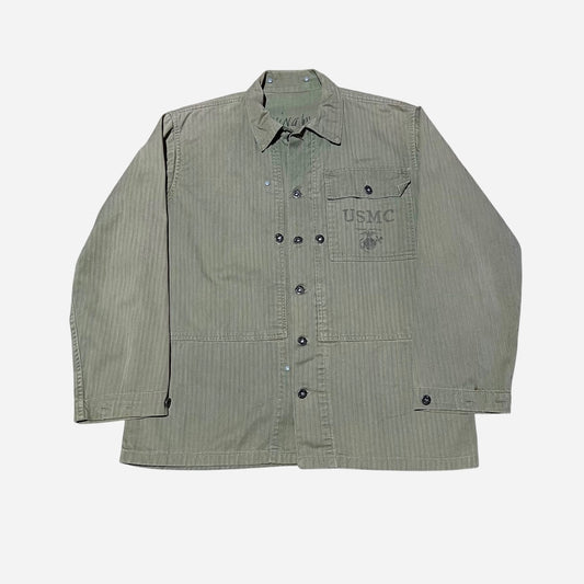 1940s WWII USMC P44 hbt shirt jacket (L)