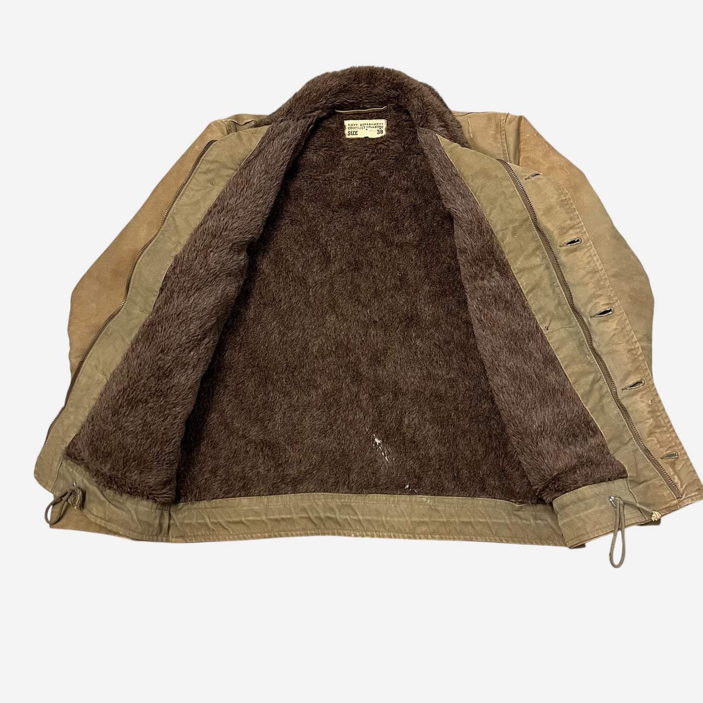 1940s WWII USN deck jacket (S/M)