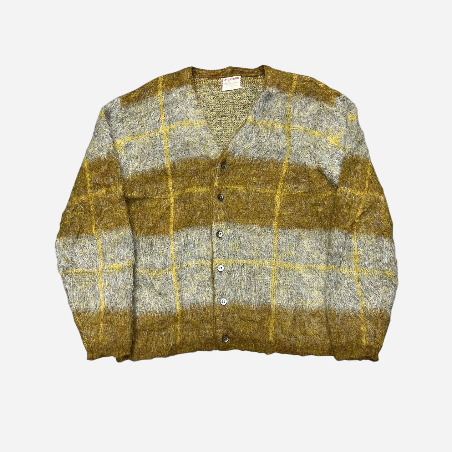 1960s McGregor powdered snow mohair cardigan (M/L)