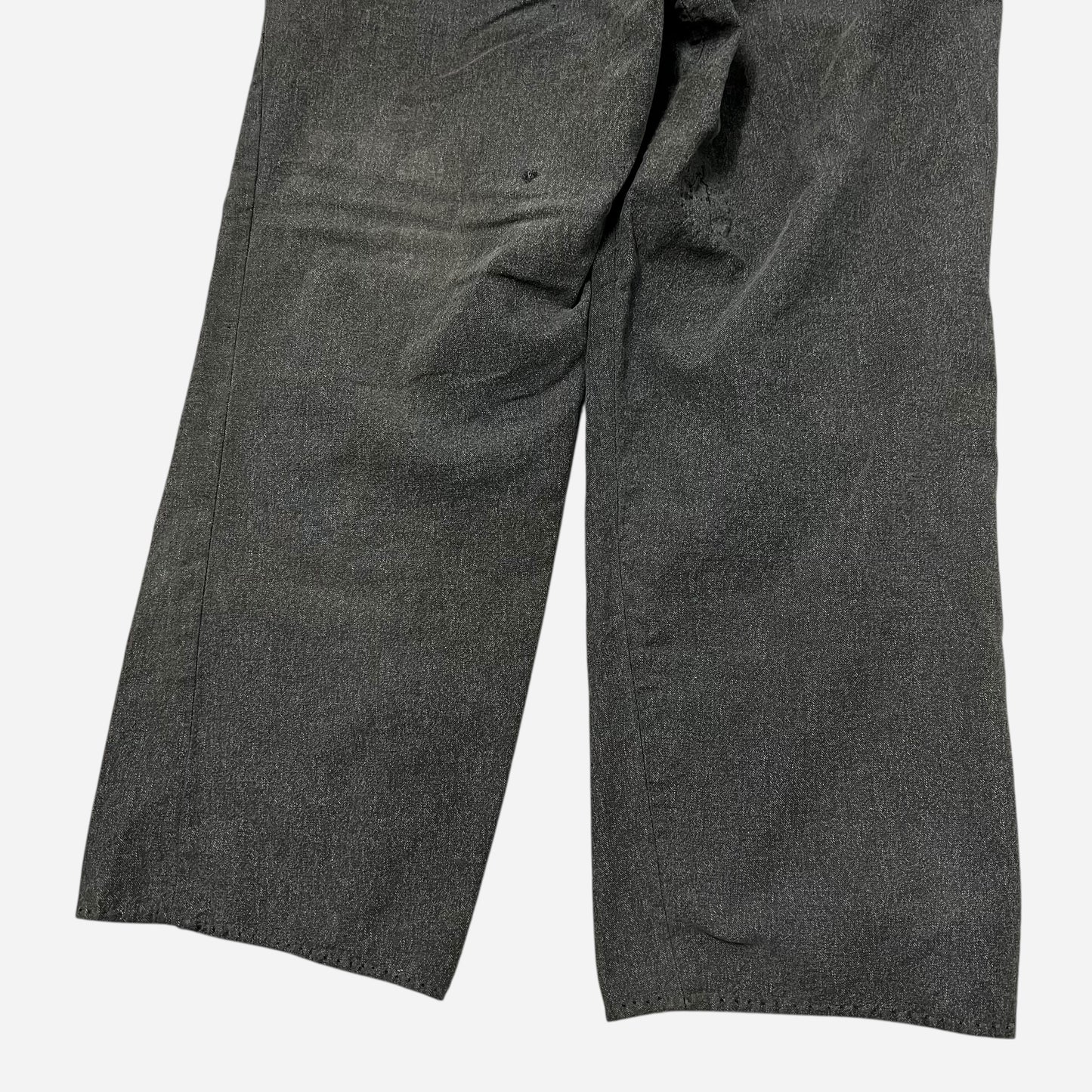 1950s Big Mac sail cloth repaired salt & pepper pants (33w)