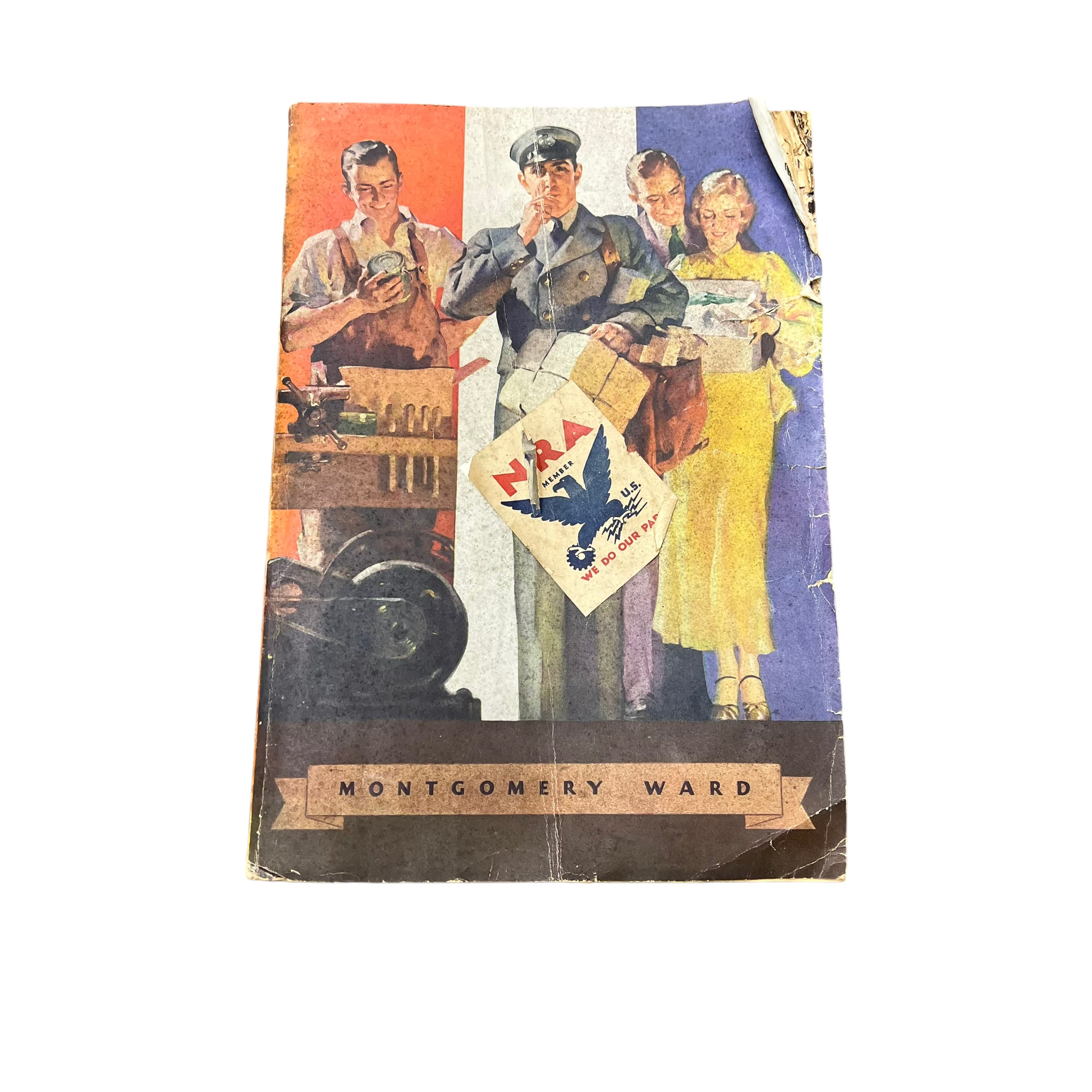 19331934 Montgomery Ward NRA catalog book Bastler Antique