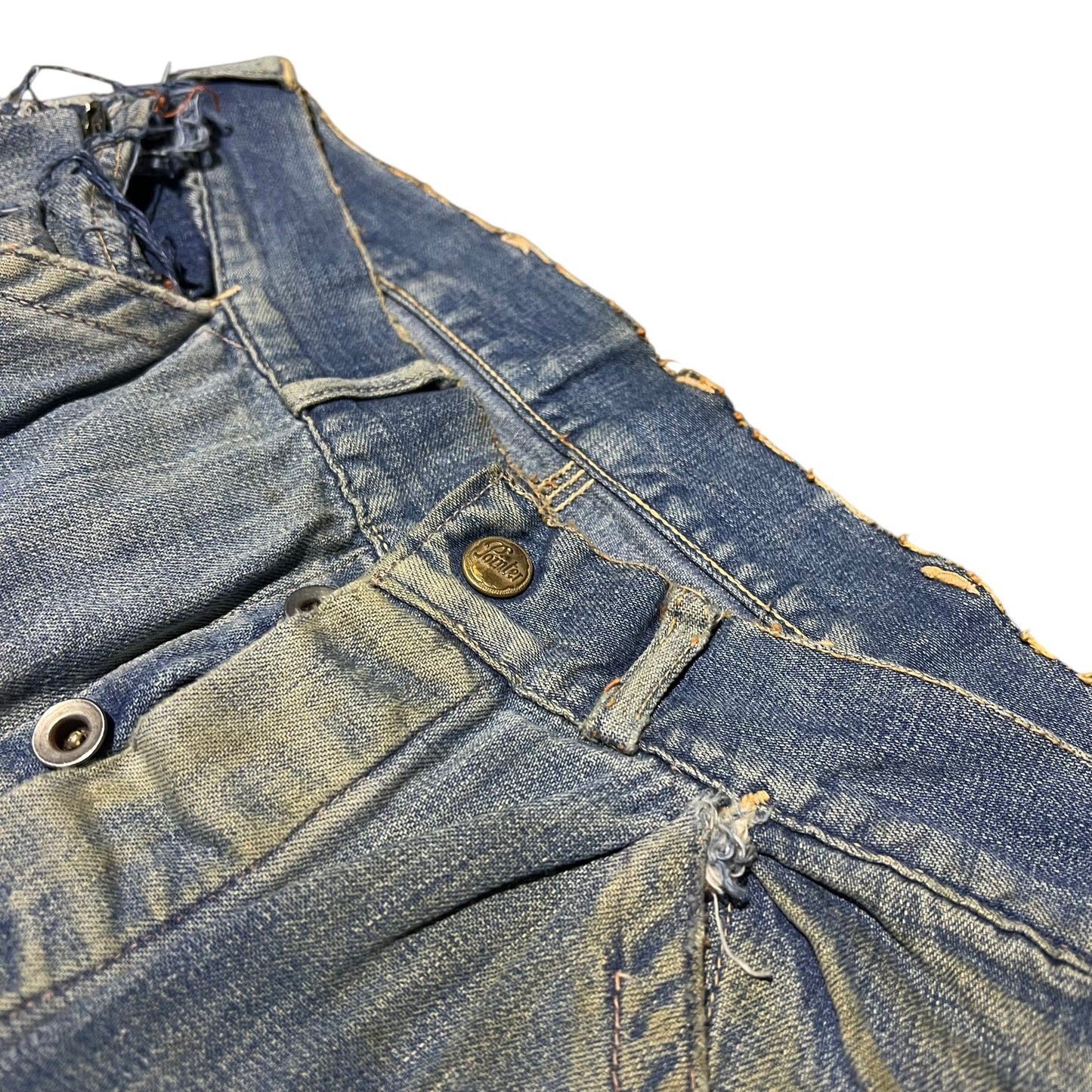 1950s Pointer donut button fly denim jeans (29w)