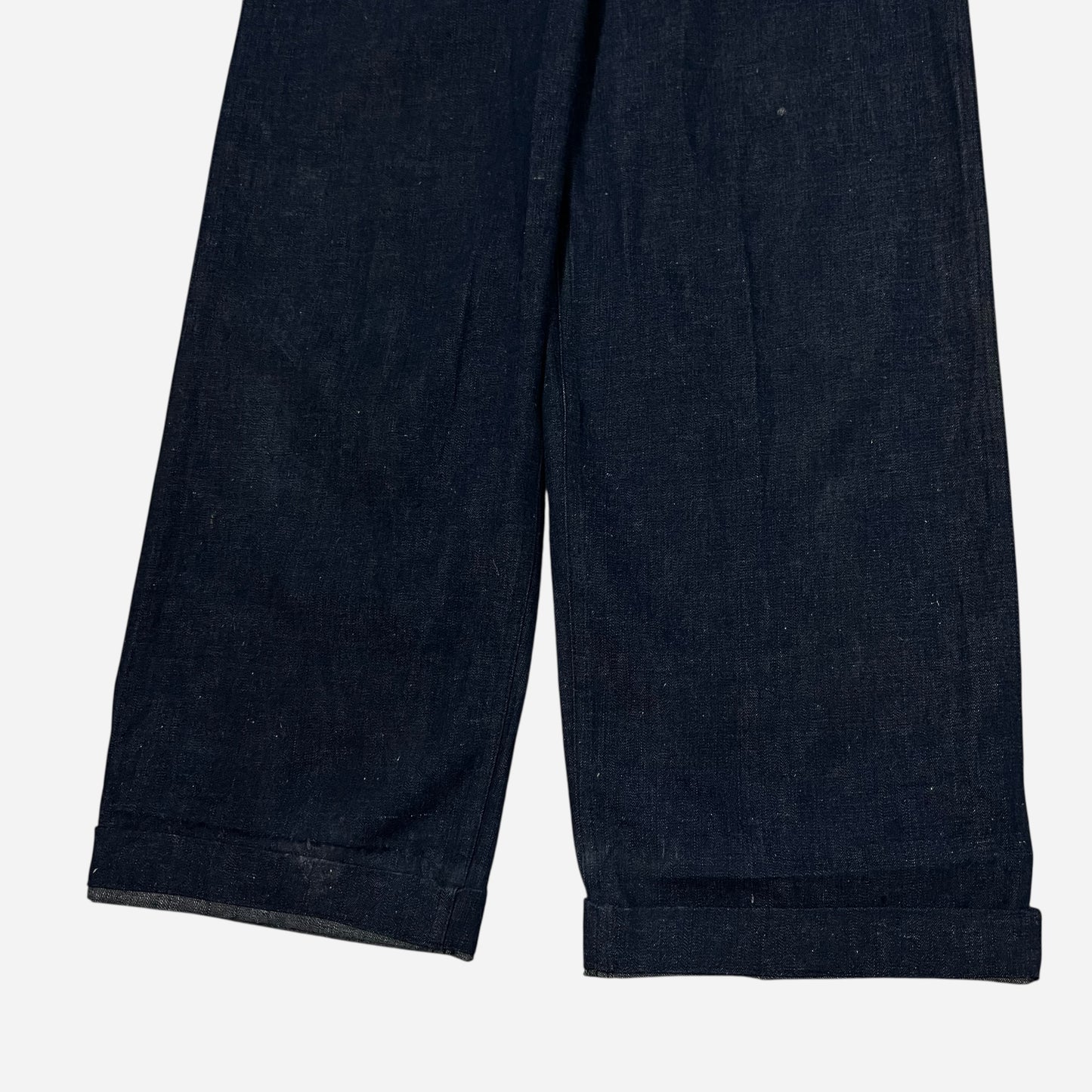 1940s WWII USN WAVES women’s no wash buckle back jeans (26w)