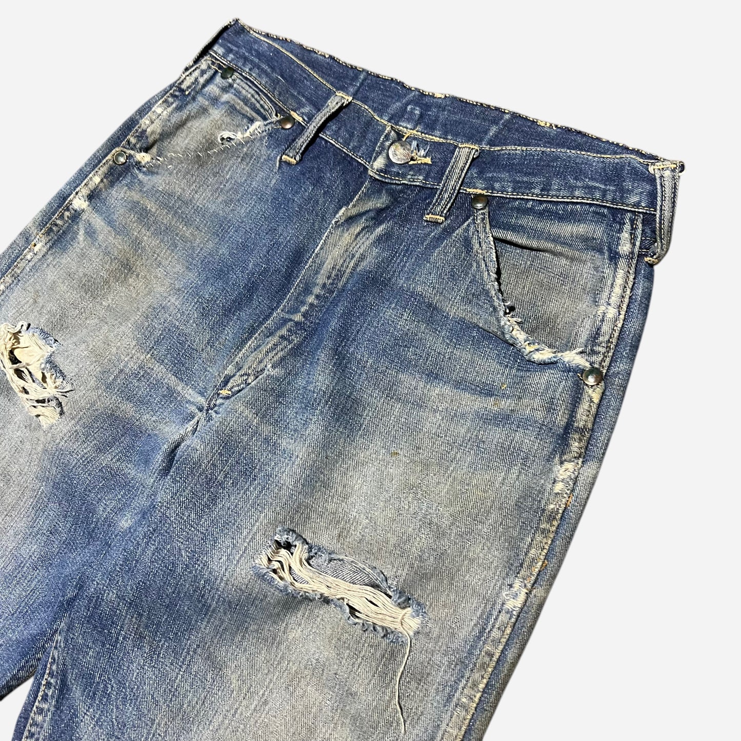 1950s Wrangler Blue Bell repaired denim jeans (29w)
