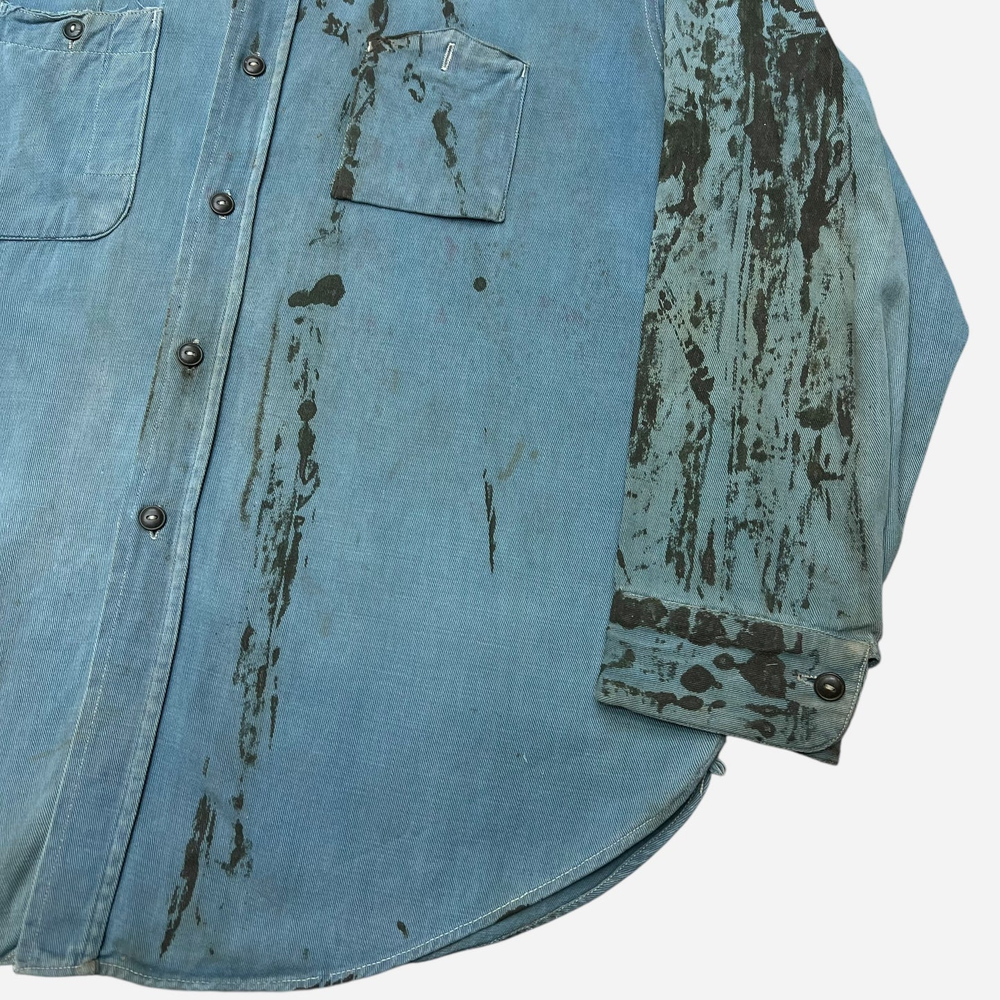 1940s Big Yank mountain cigarette pocket work shirt (L)