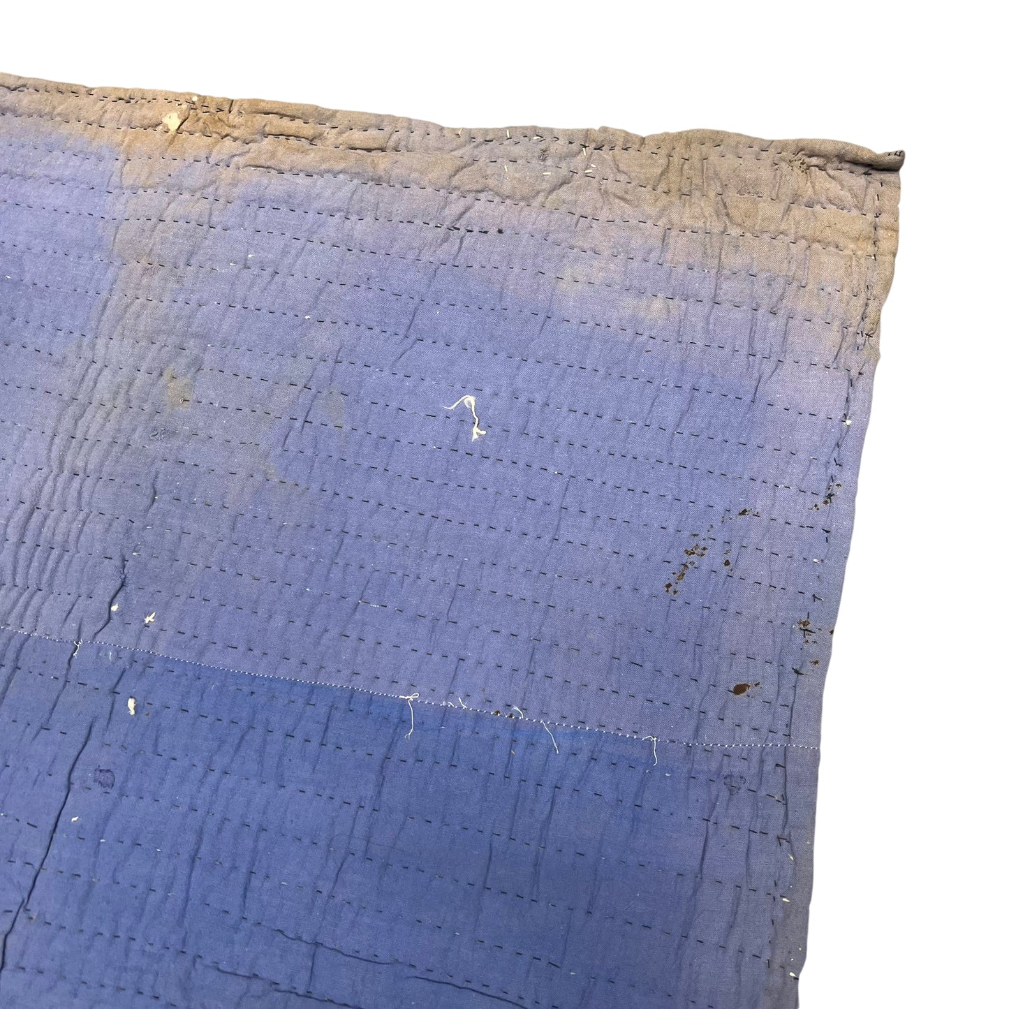 1920s-1930s Faded red & blue quilt (84”x72”)