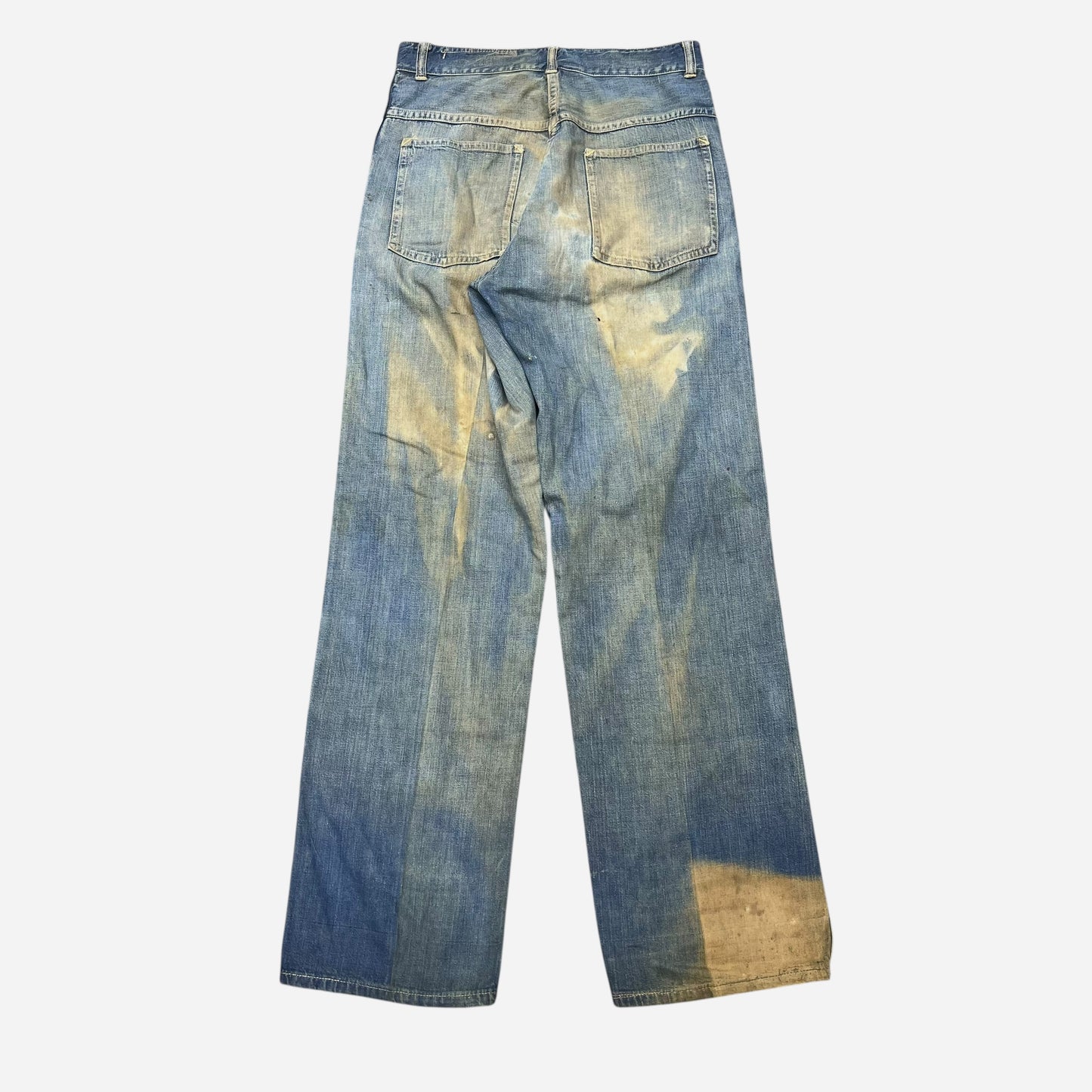 1940s Crown donut button fly denim jeans as is (28w)
